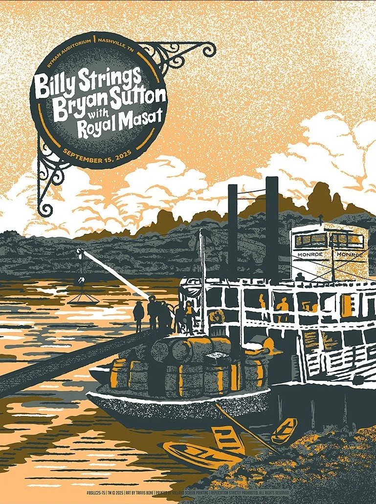 Billy Strings &amp; Bryan Sutton w/ Royal Masat 2025-09-15 Ryman Auditorium Nashville, TN