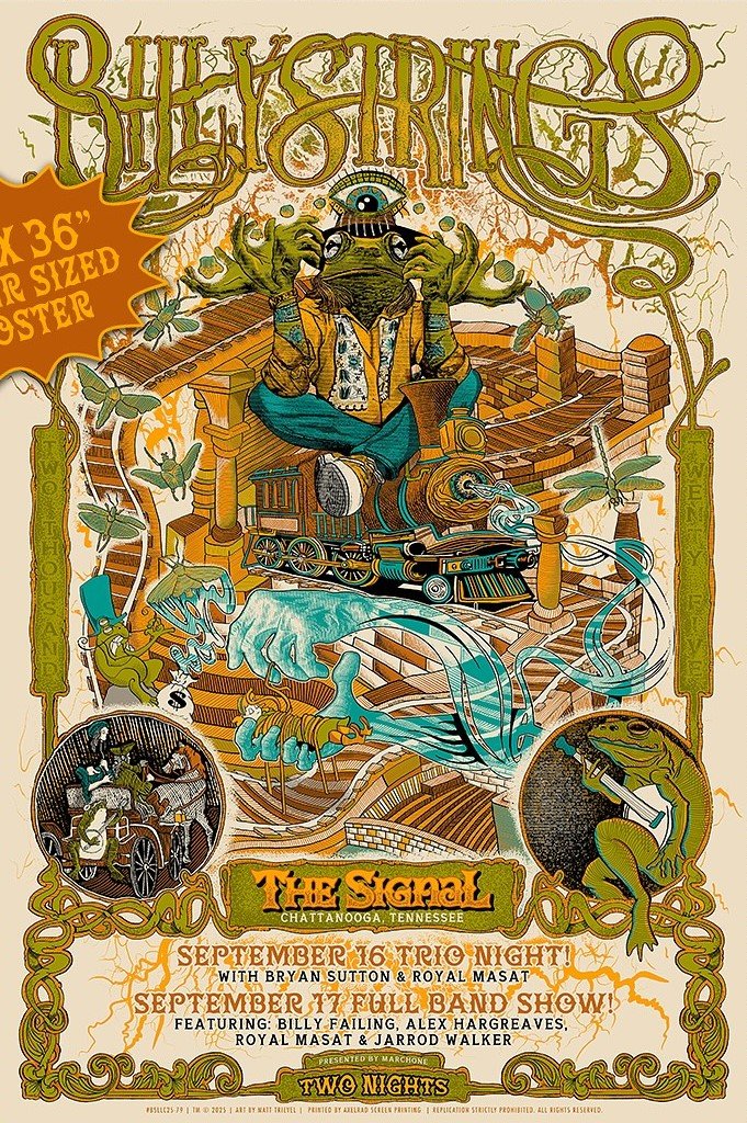 Billy Strings &amp; Bryan Sutton w/ Royal Masat 2025-09-17 The Signal Chattanooga, TN