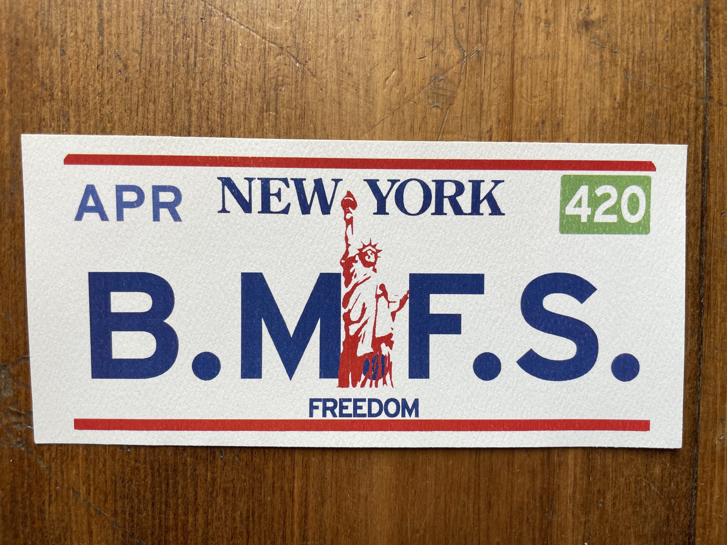 New York B.M.F.S Sticker