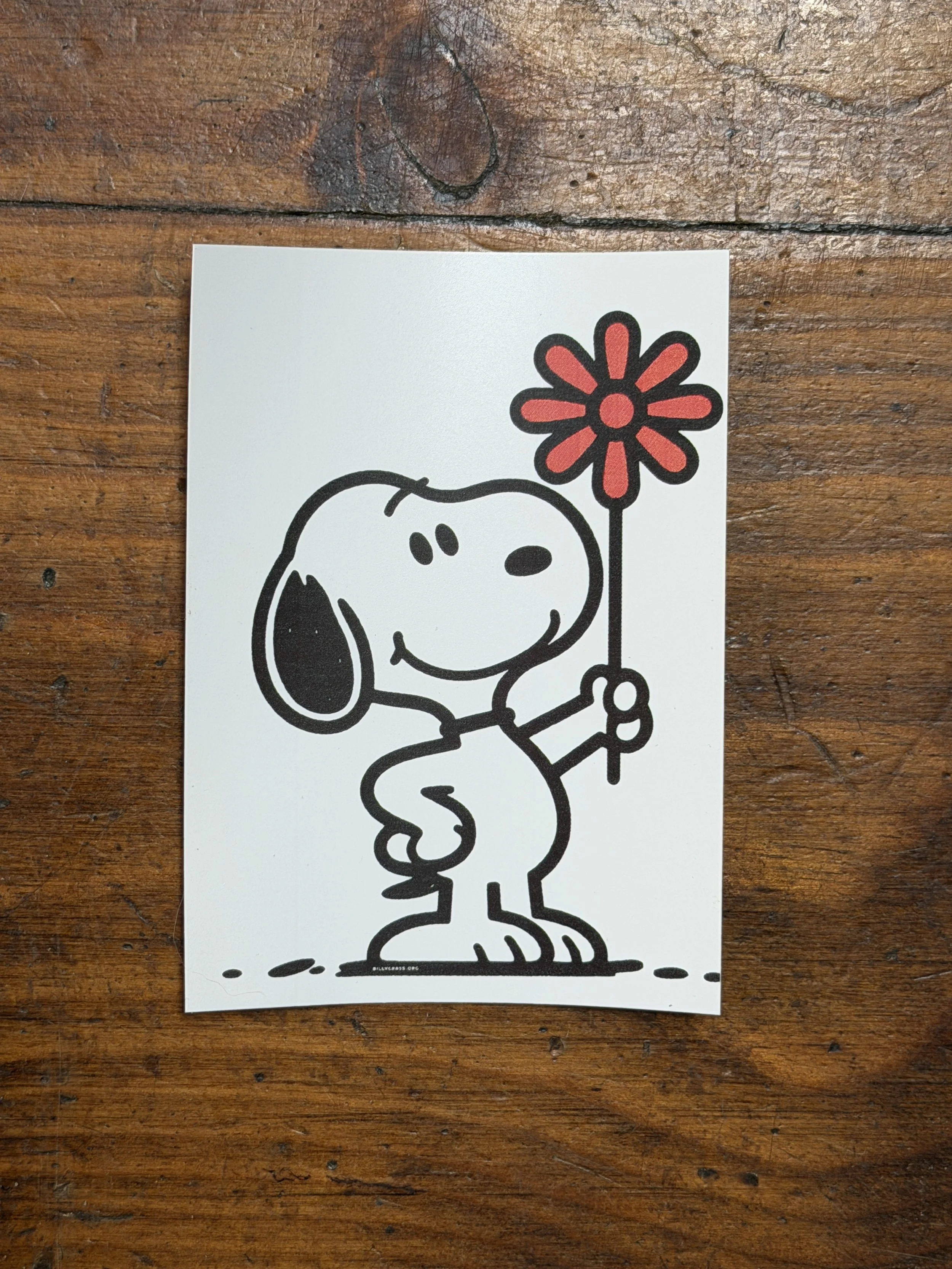 Red Daisy Billy Strings Sticker