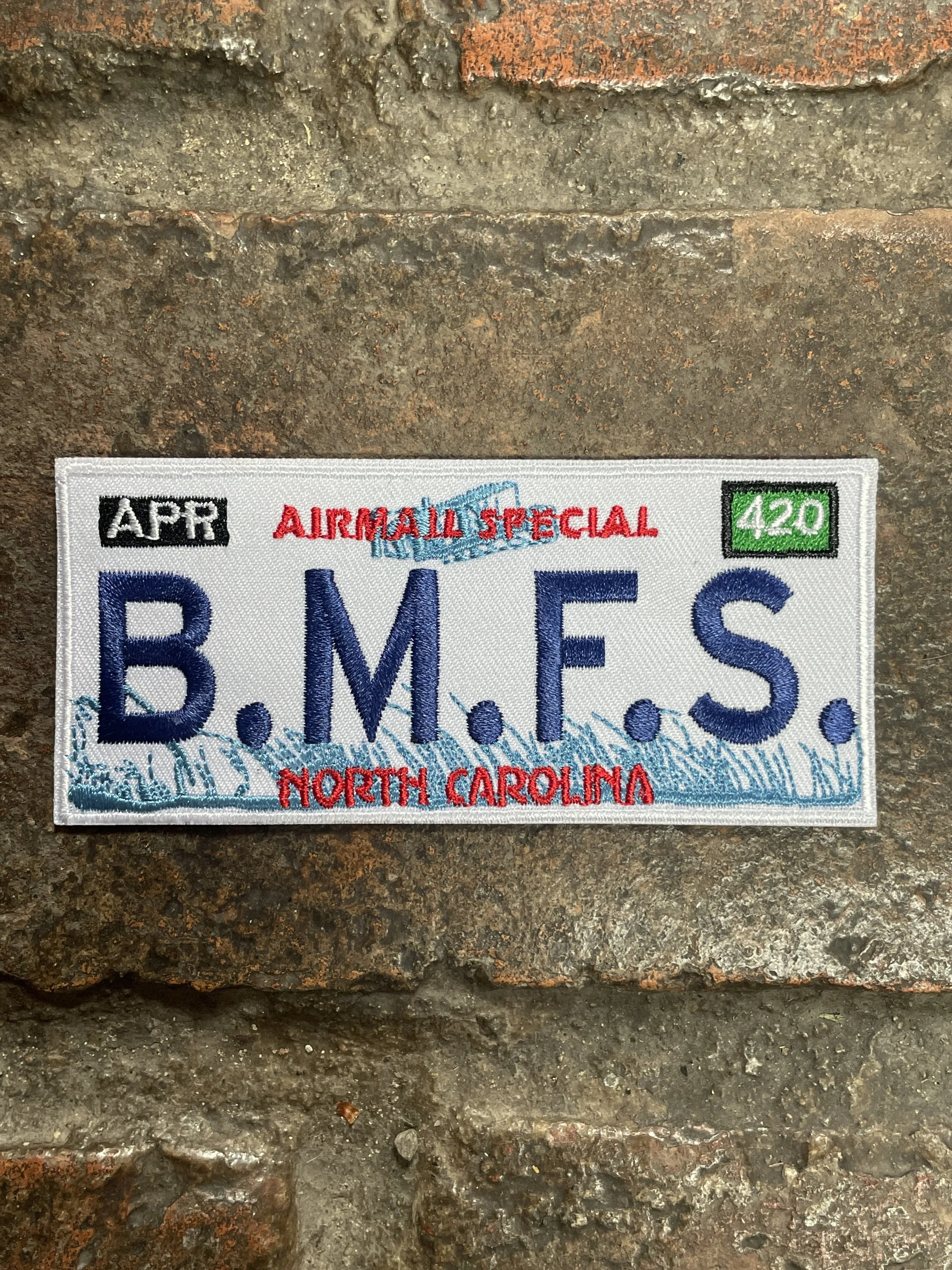 North Carolina B.M.F.S Plate Patch Airmail Special