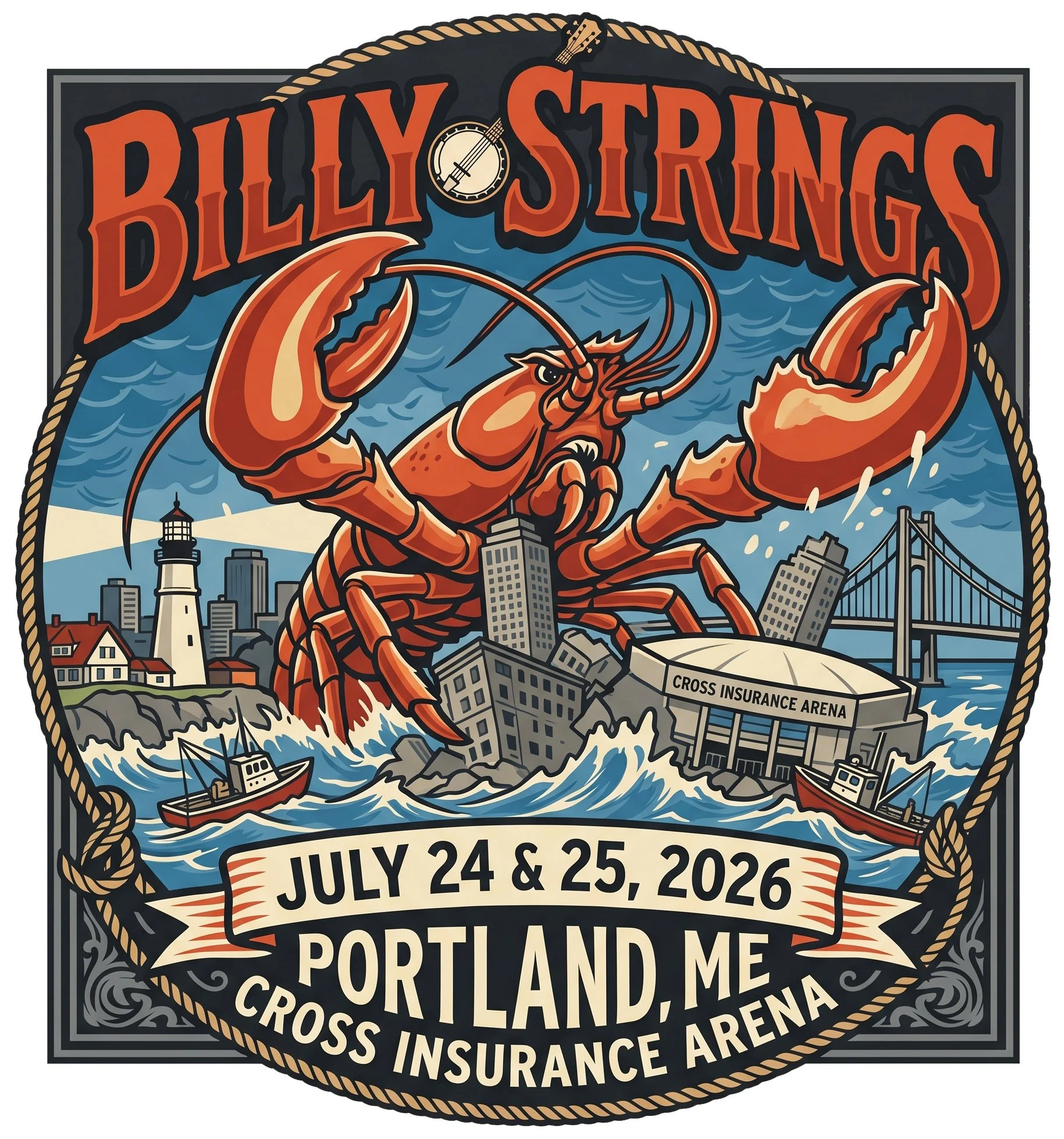 Billy Strings 2026-07-24,25 Portland Maine