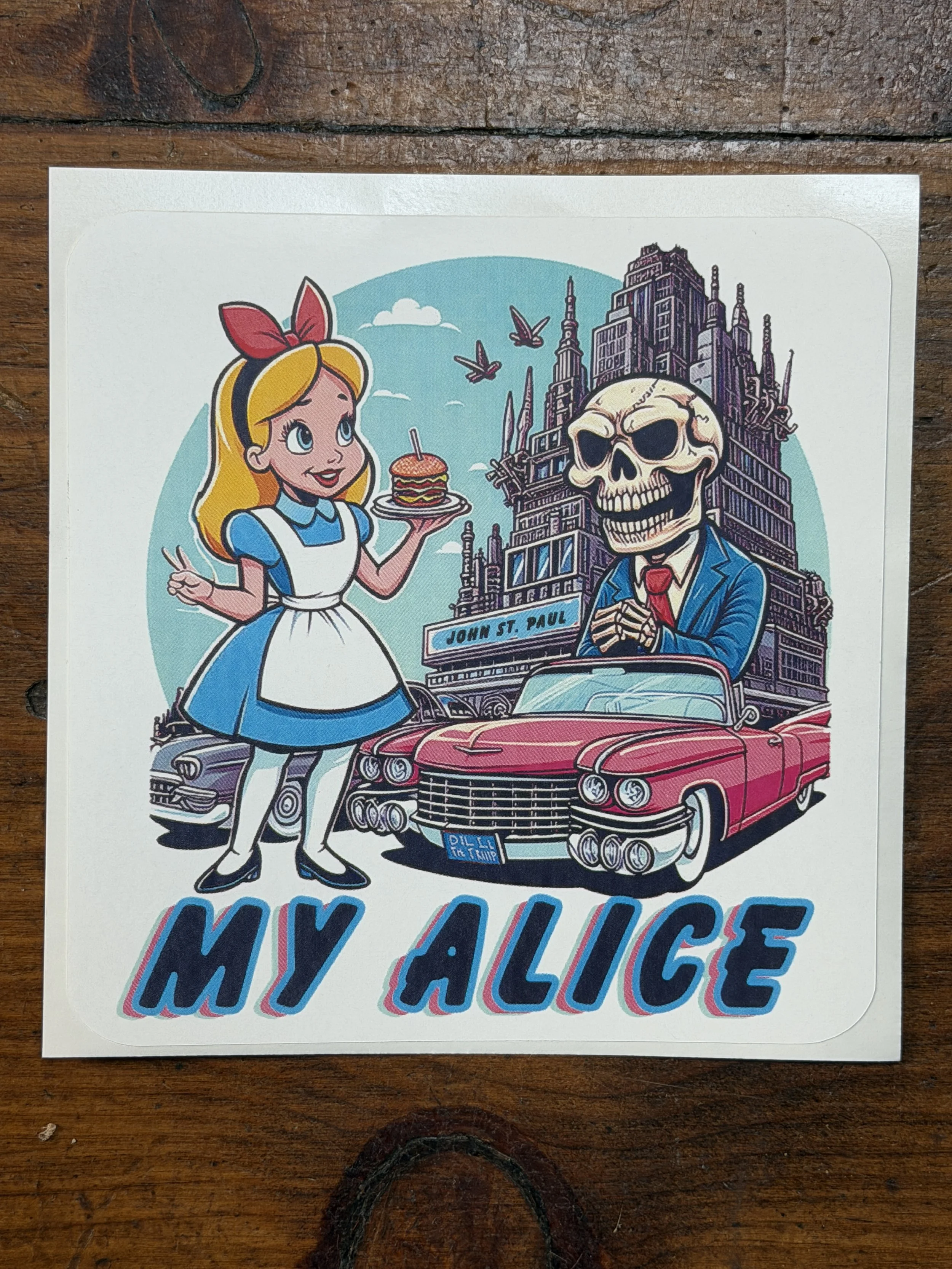 Billy Strings MY ALICE Sticker