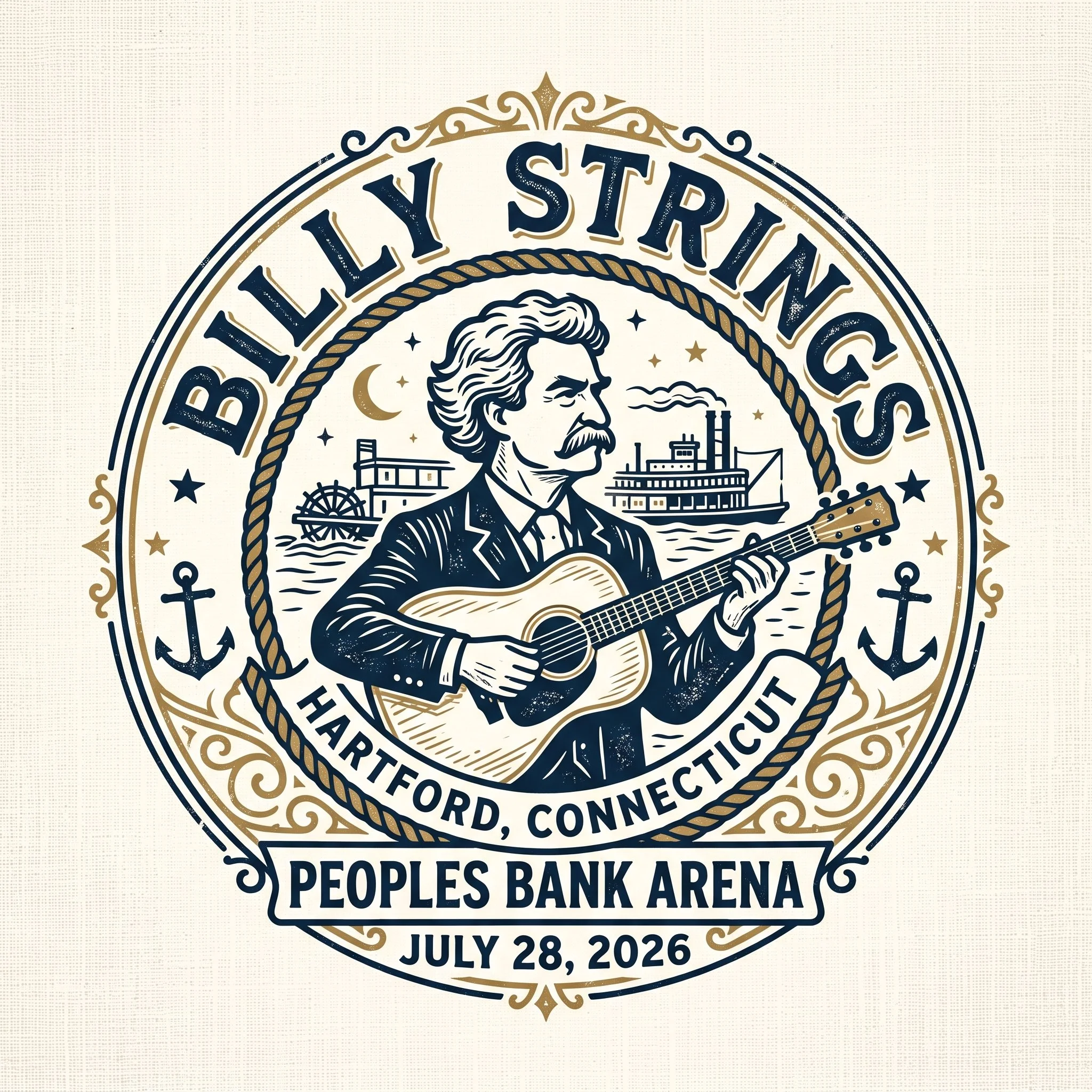 Billy Strings 07-28-2026 Peoples Bank Arena Hartford, CT