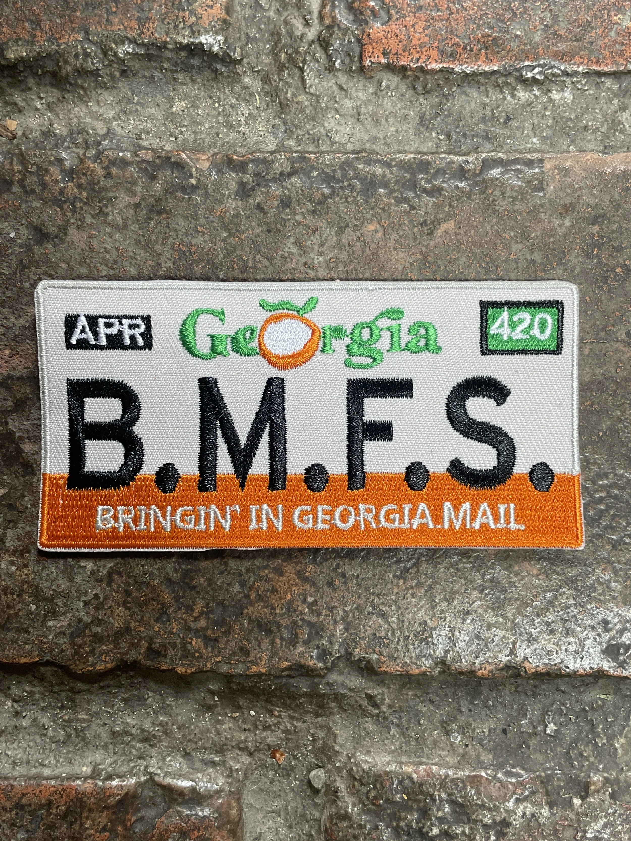 Georgia B.M.F.S. Plate Bringin in the Georgia Mail