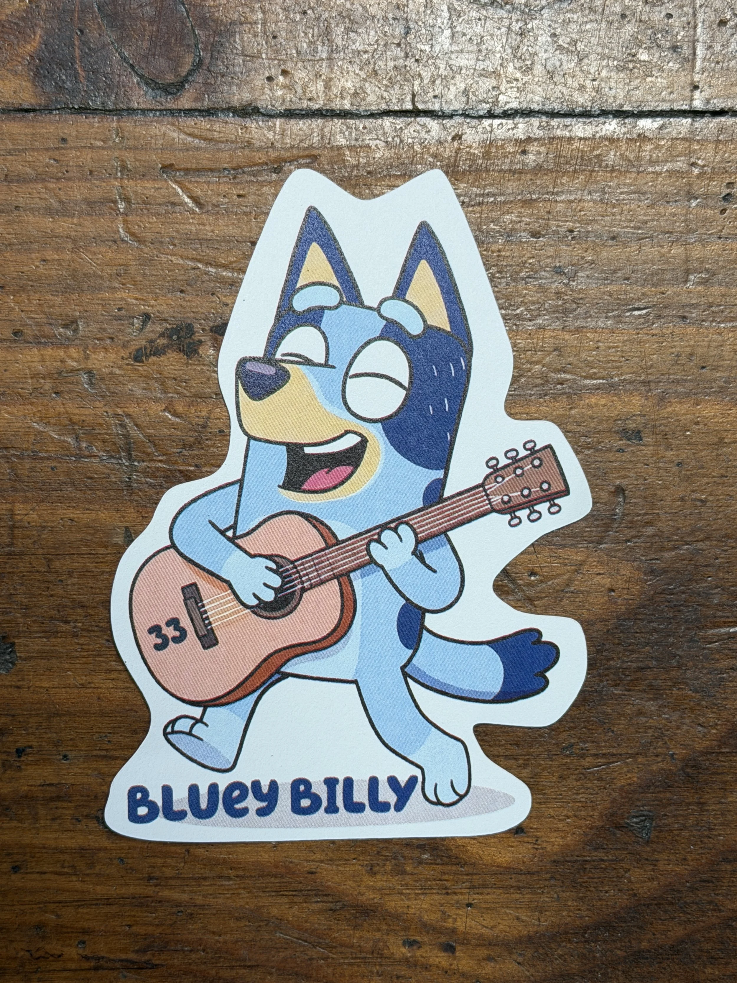 Bluey Billy Sticker