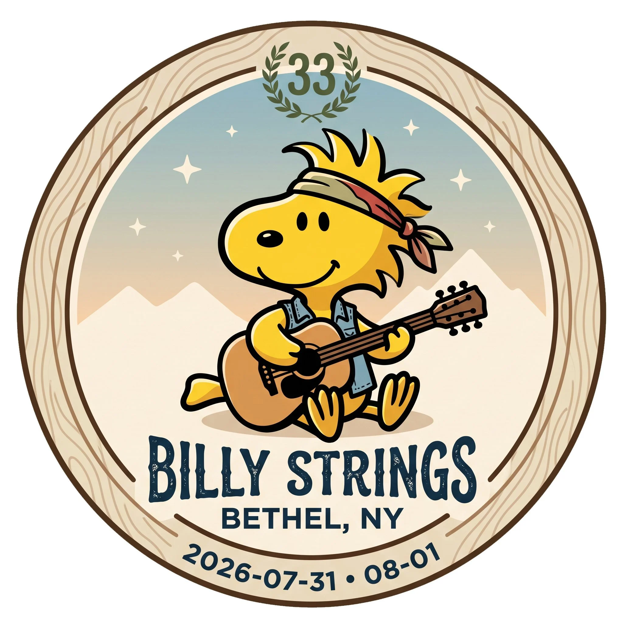 Billy Strings 2026-08-31, 09-01 Bethel NY