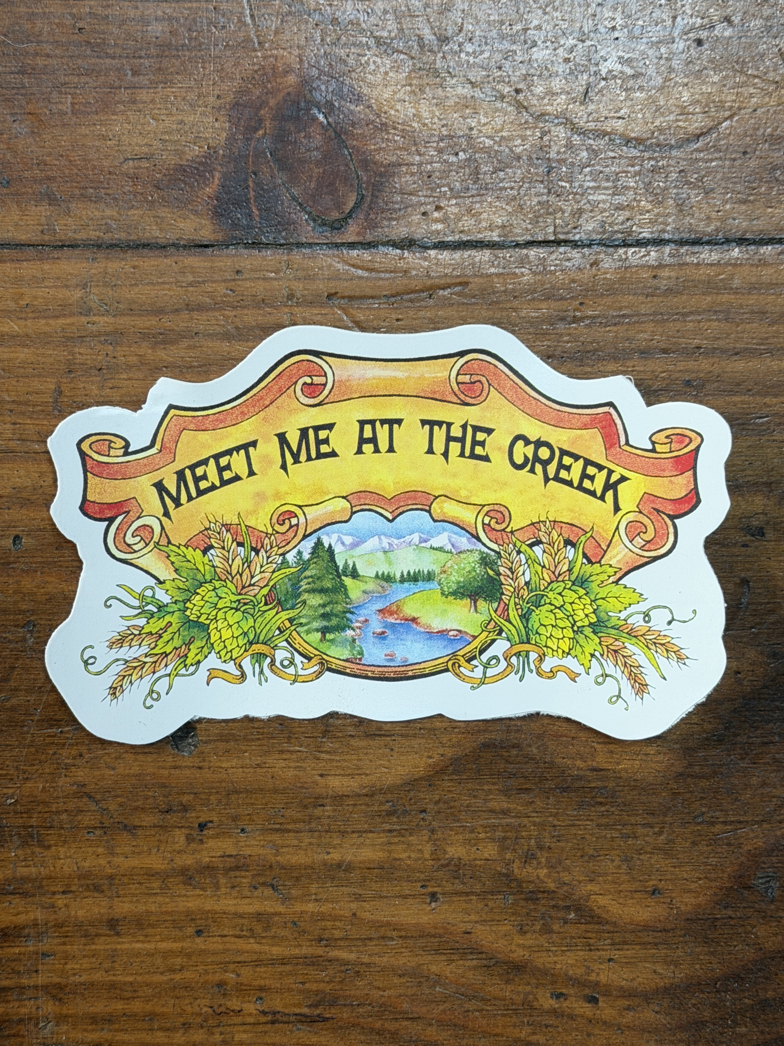 Meet Me At The Creek Billy Strings Sticker