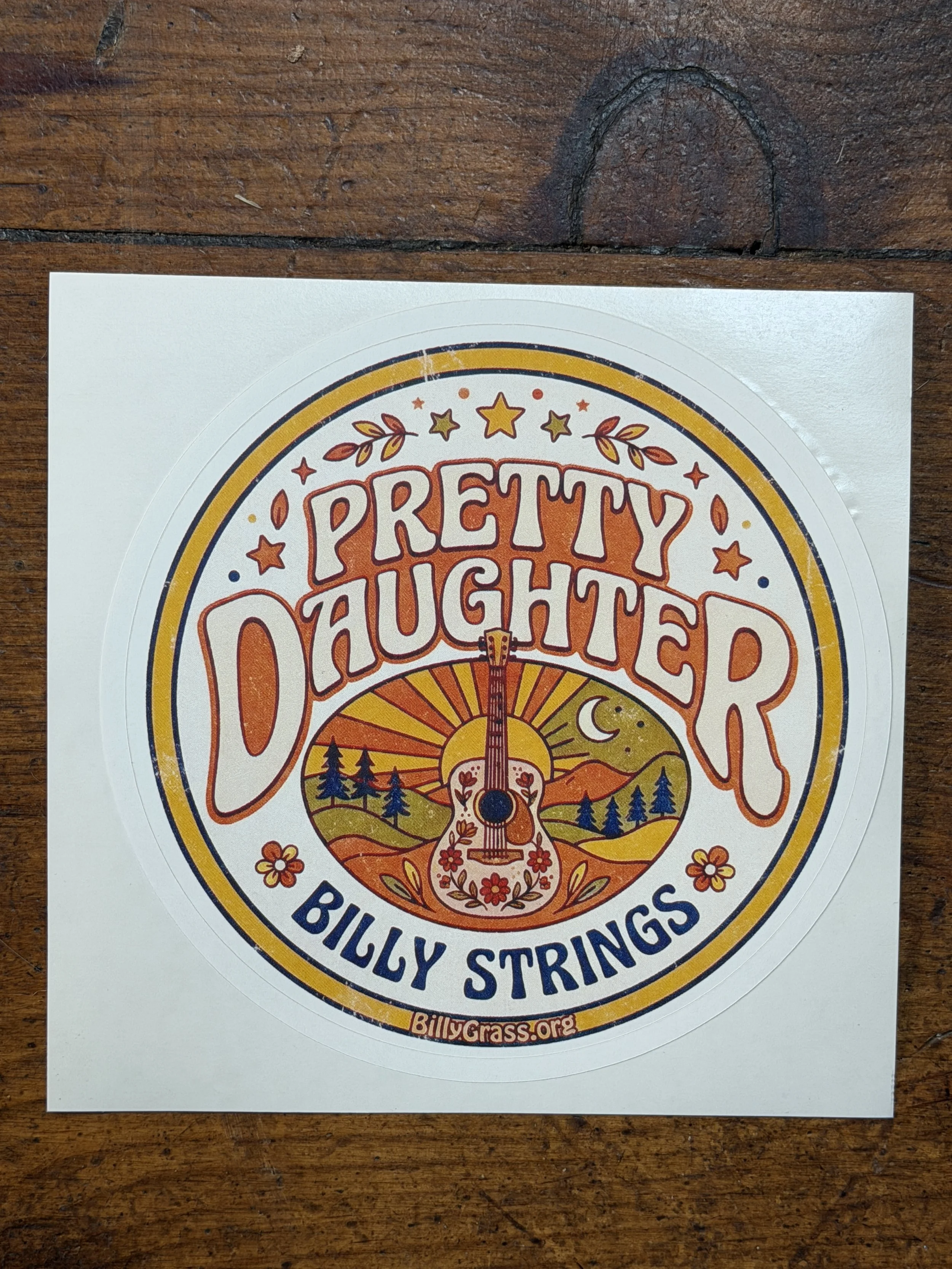 Pretty Daughter Billy Strings Sticker