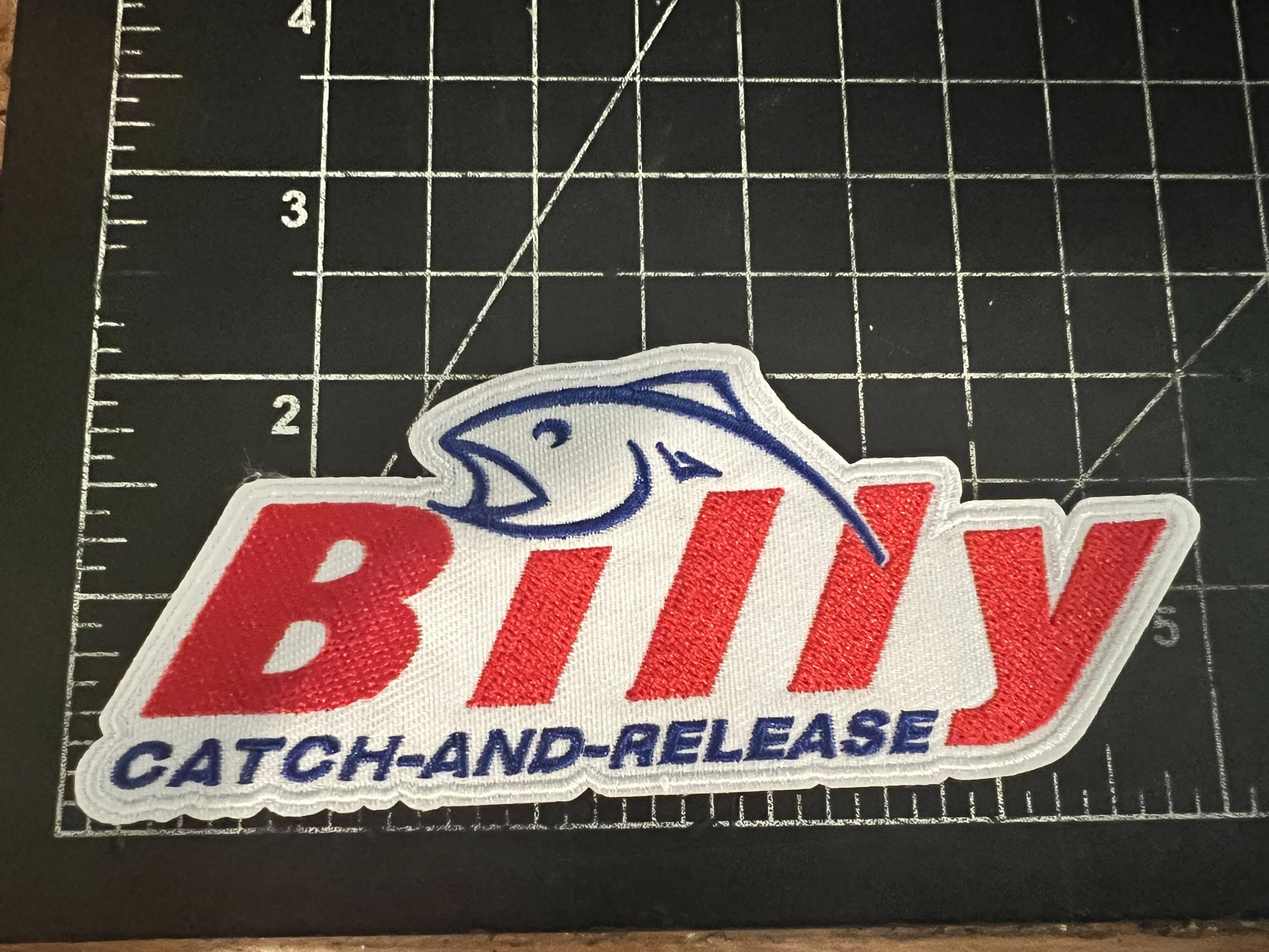 Billy Strings Catch and Release Heat Applied Patch