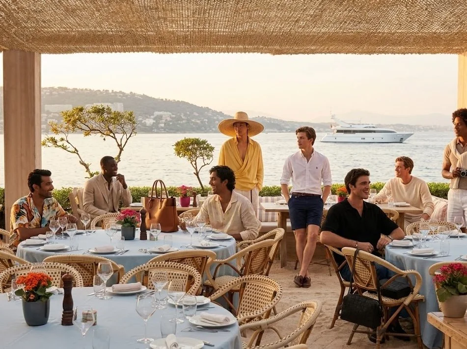 Lunch at La Gu&eacute;rite