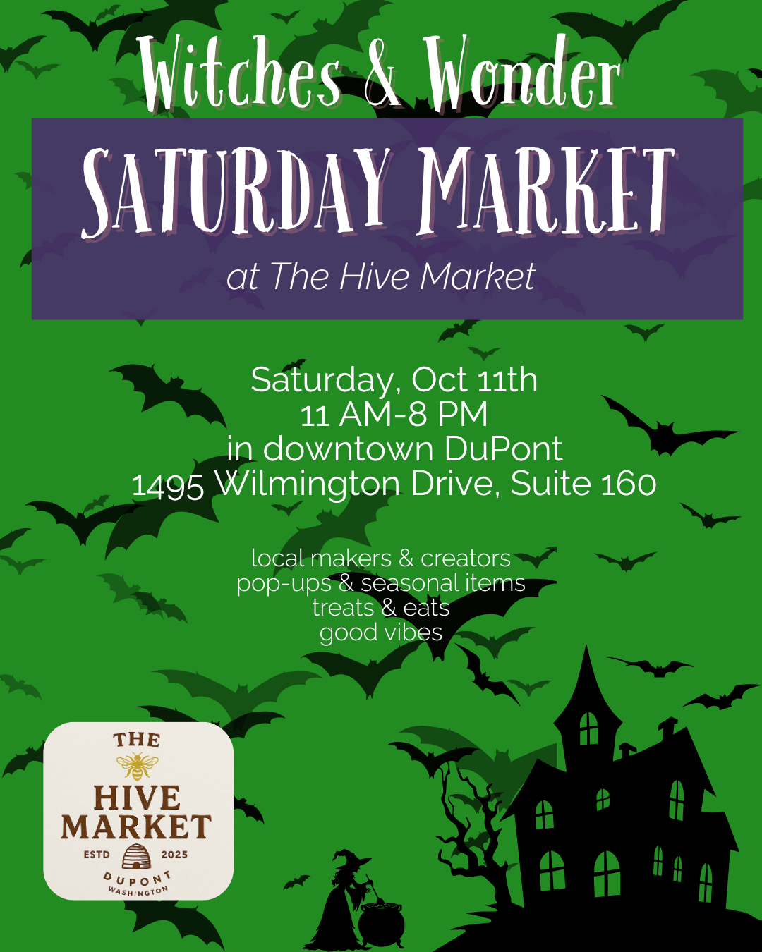 Saturday Market: Witches & Wonder
