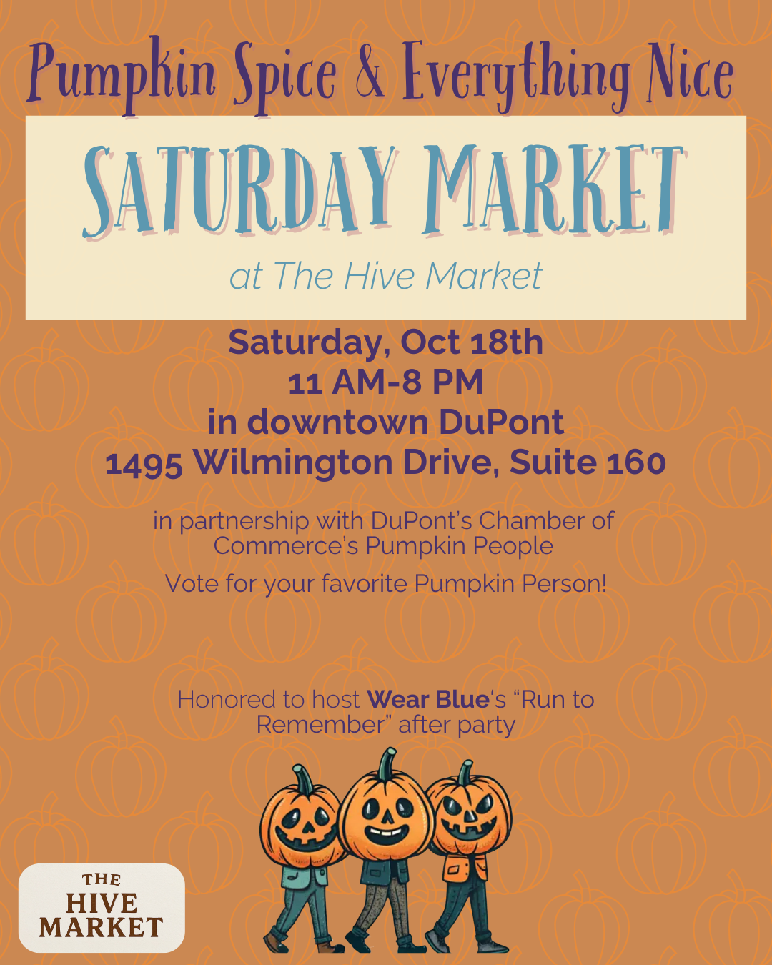 Saturday Market: Pumpkin Spice & Everything Nice