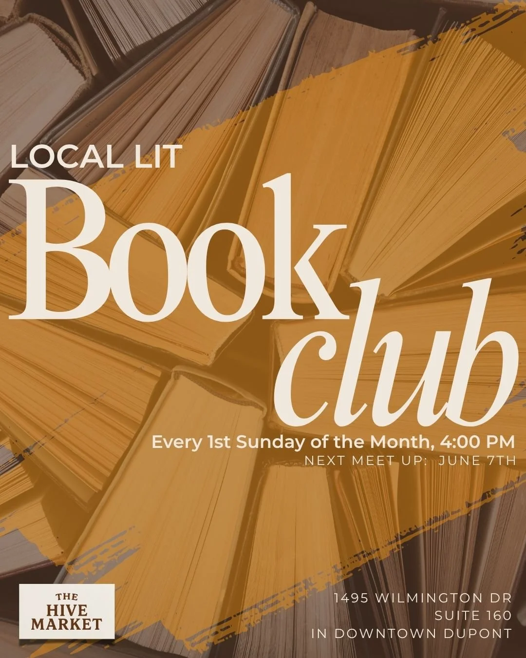 Local Lit Book Club | monthly free meet-up