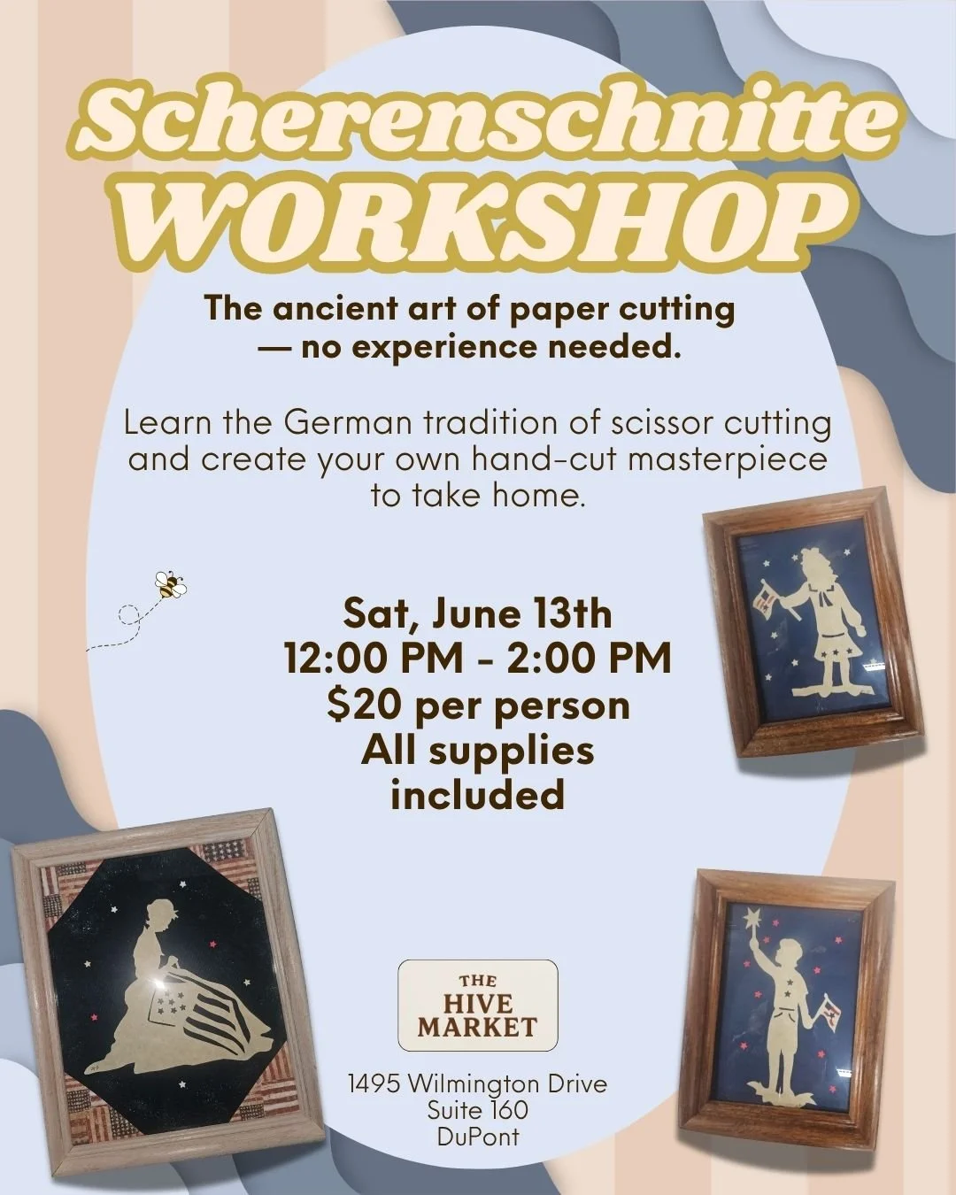 Scherenschnitte Workshop | Patriotic Paper Cutting | with Maragaret