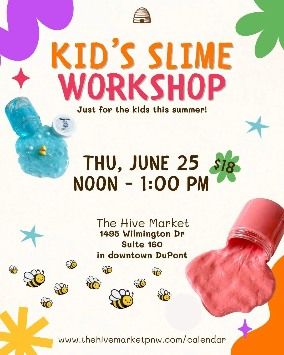 Kid's Workshop | "Make Your Own Play Slime"  | with Nowen Sensory Co