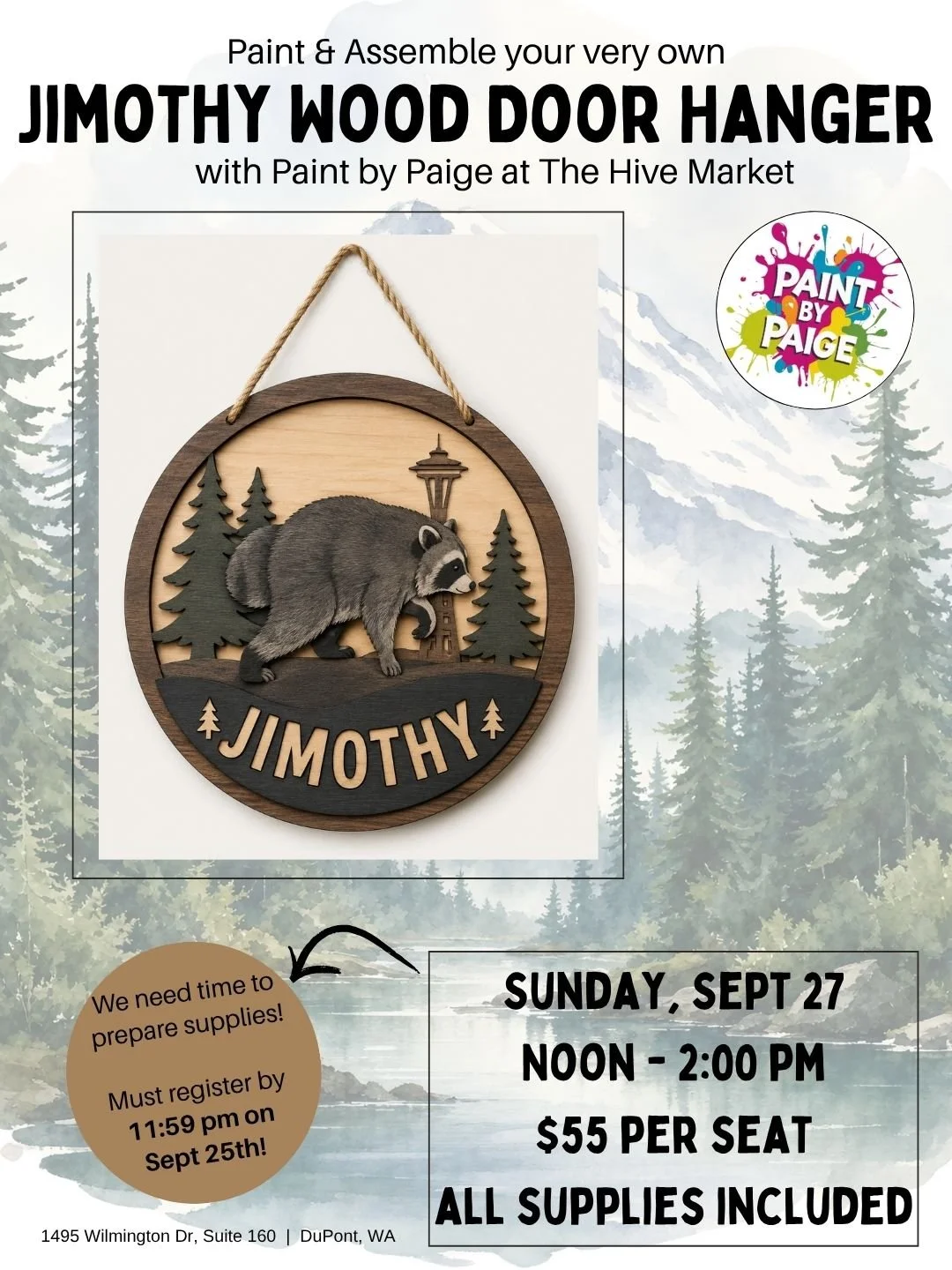 Jimothy Wood Door Hanger Workshop