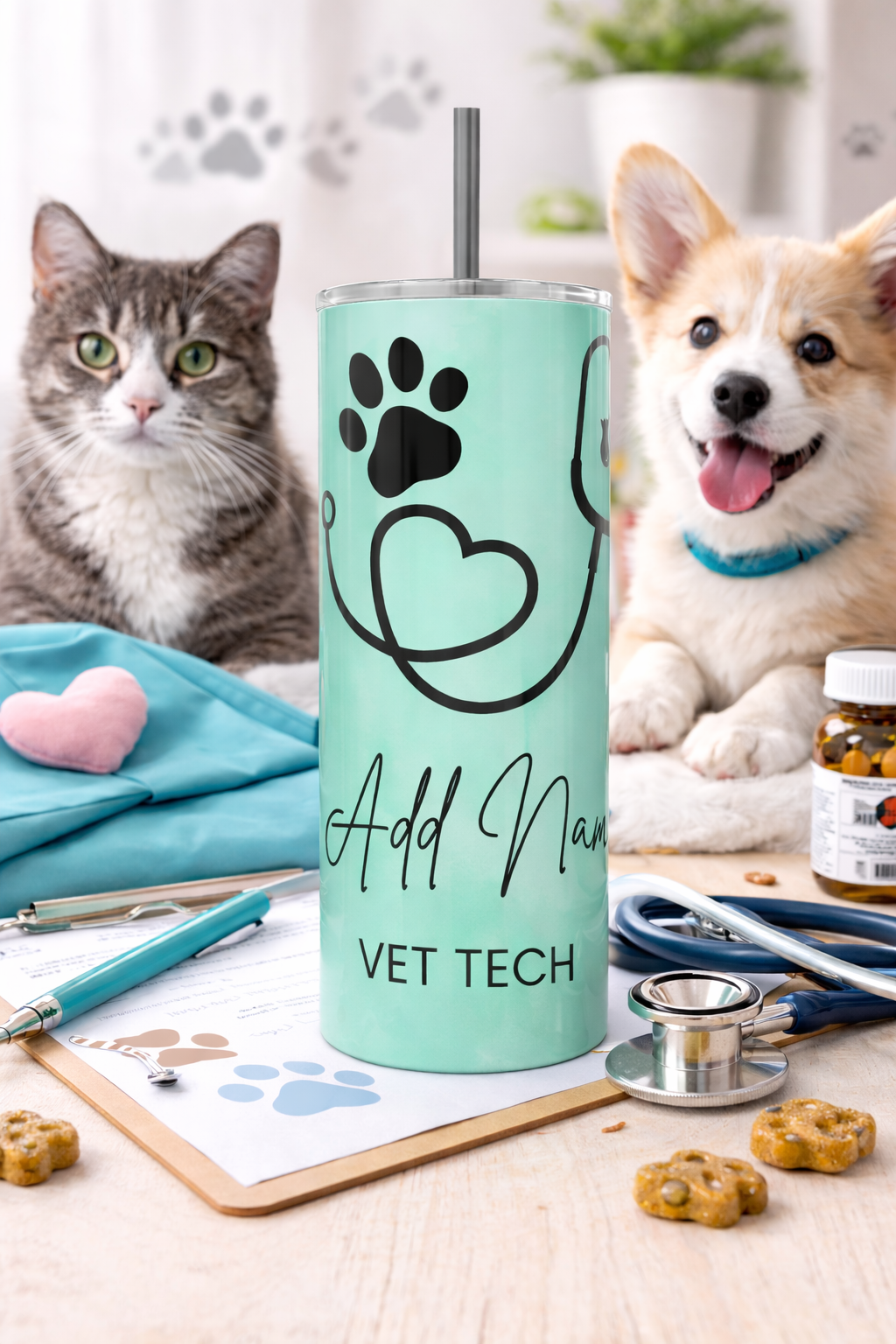 Vet Green Tumbler cup.png