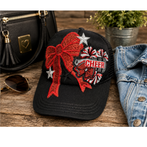 Cheer Glitter Glam Iron-On Patches
