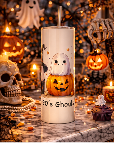 Nostalgic 90's Halloween Tumbler 20oz Tumbler
