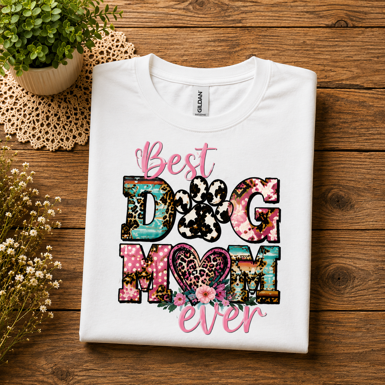 Best Dog Mom Ever folded t shirts.png