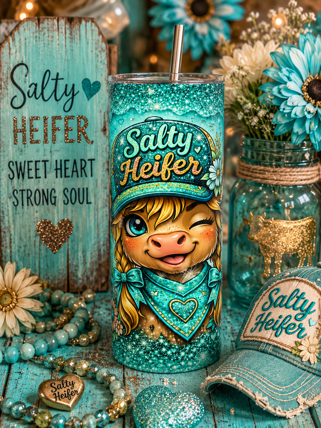 TealSaltyHeiferTumblerWrap Cup.png
