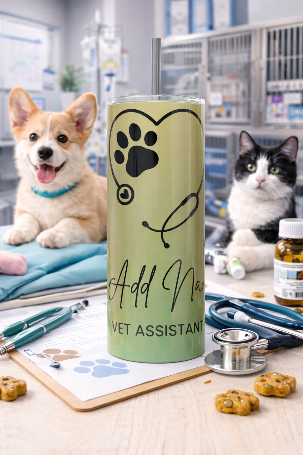 Vet Greenish blue tumbler cup.png