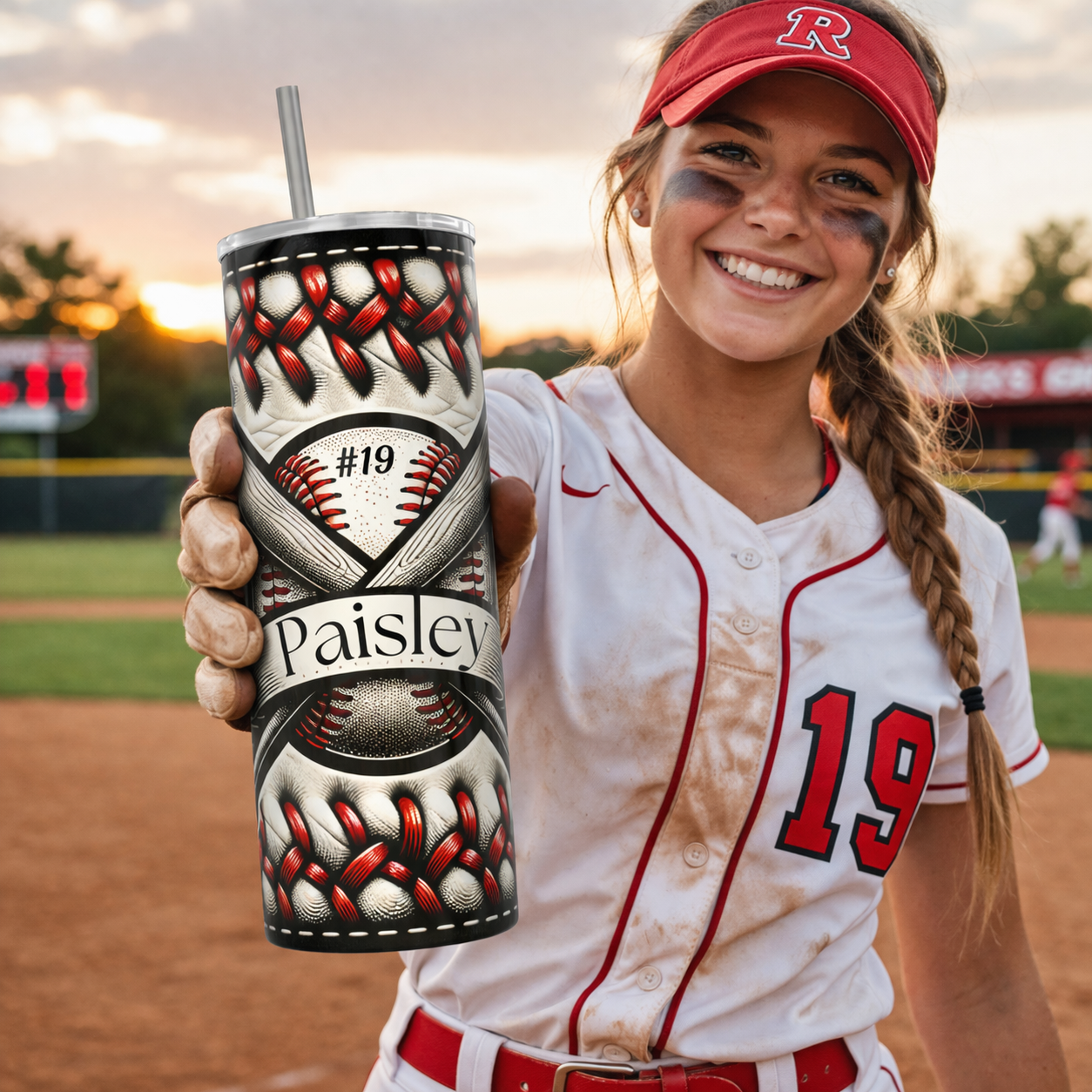 Sports - Personalize Sublimation Tumbler with Name