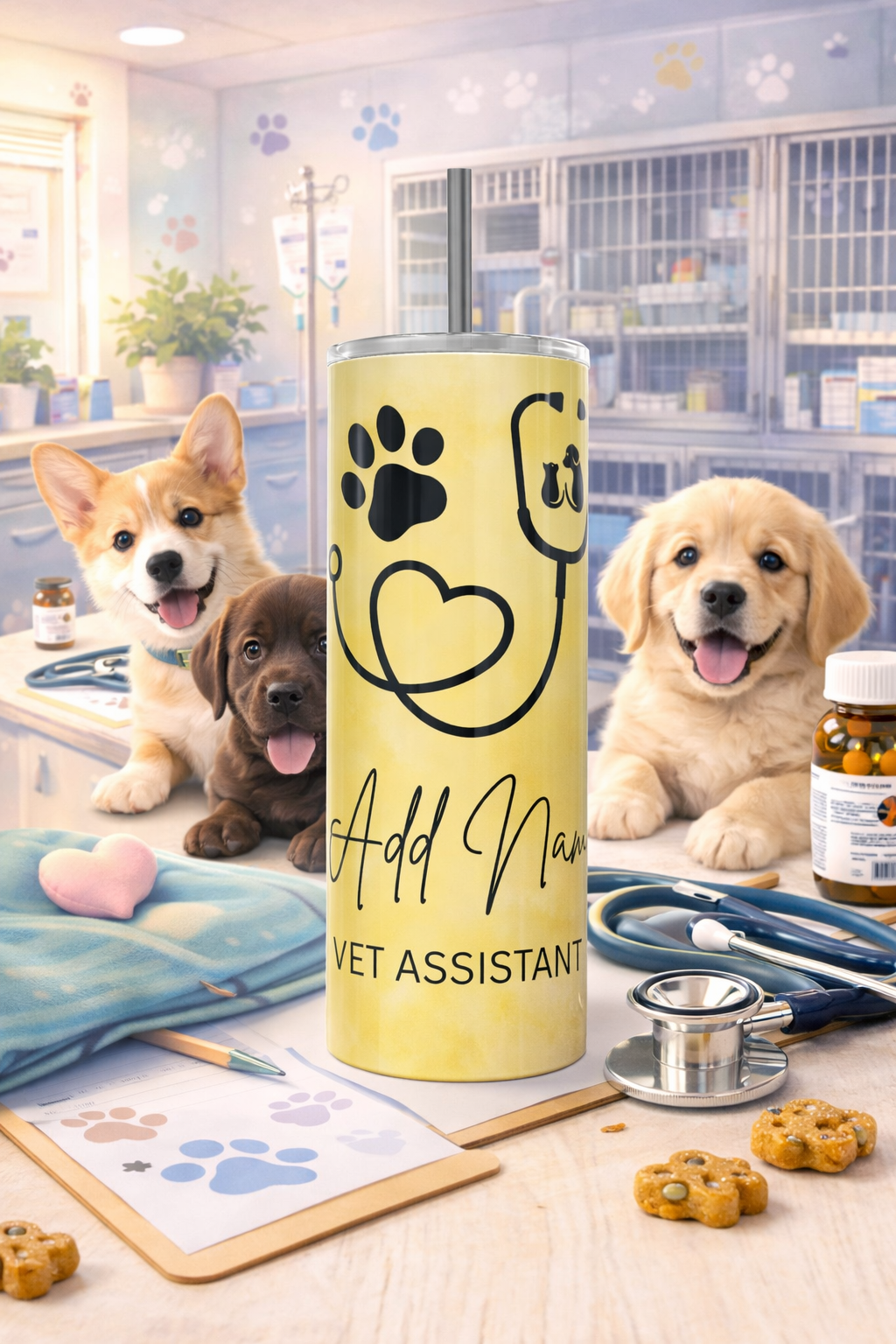Vet Yellow Tumbler cup.png