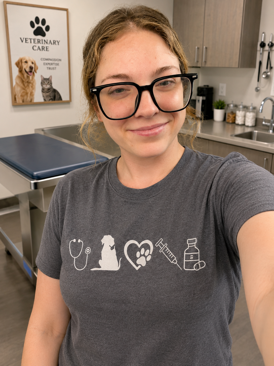 AnimalMedicinewhite t shirt model.png
