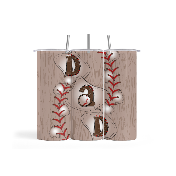 Dad Straight 20Oz Tumbler Wrap mockup.png