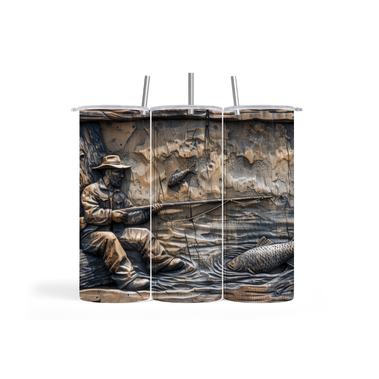 Carved Happy fathers Day Fishing Tumbler Wrap mockup.png