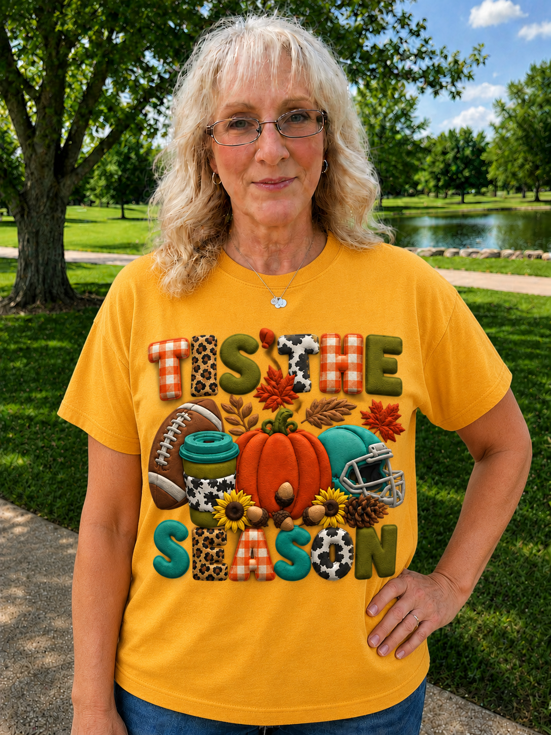 Tis the Season model t shirt.png