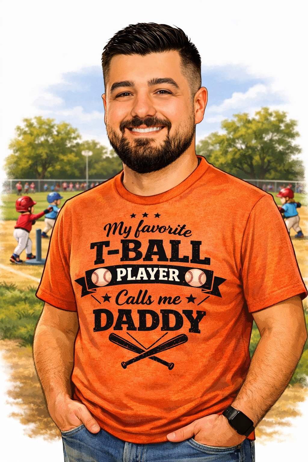 My Favorite T-Ball Player - Custom T-Shirts