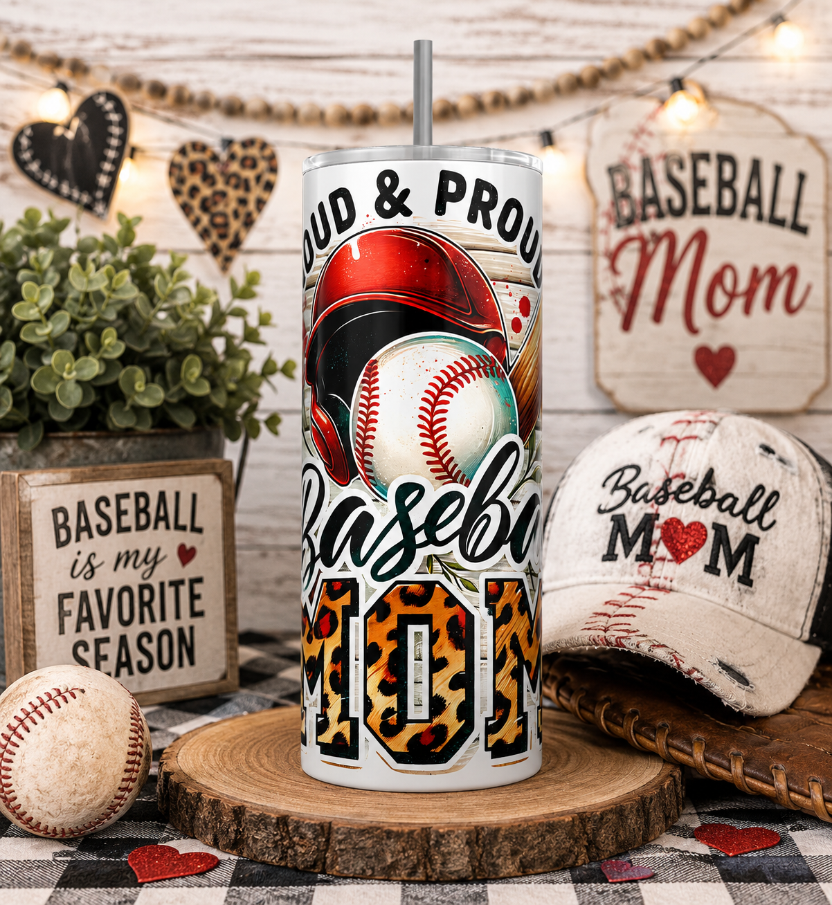 Loud and Proud baseball Mom cup.png