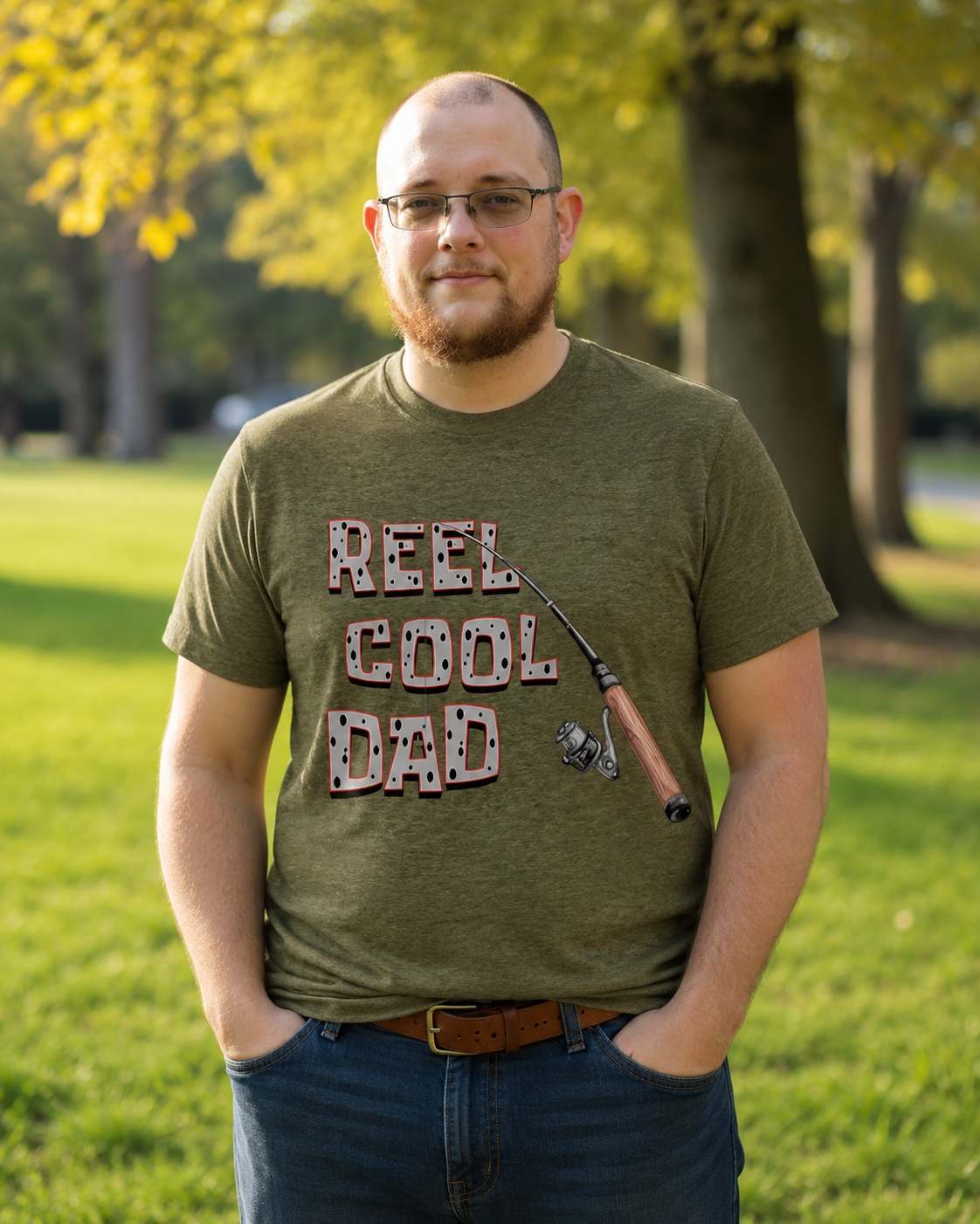Reel Cool Dad military green model.png