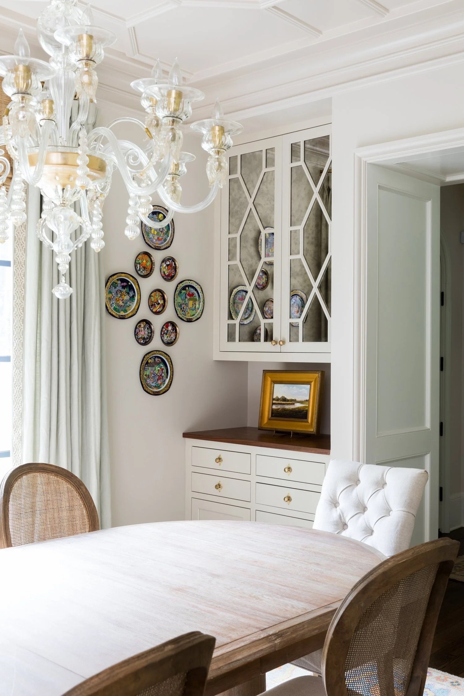 Dining room Built or renovated by Macallan Custom Homes in Atlanta, GA. Custom Home and Renovations Builder