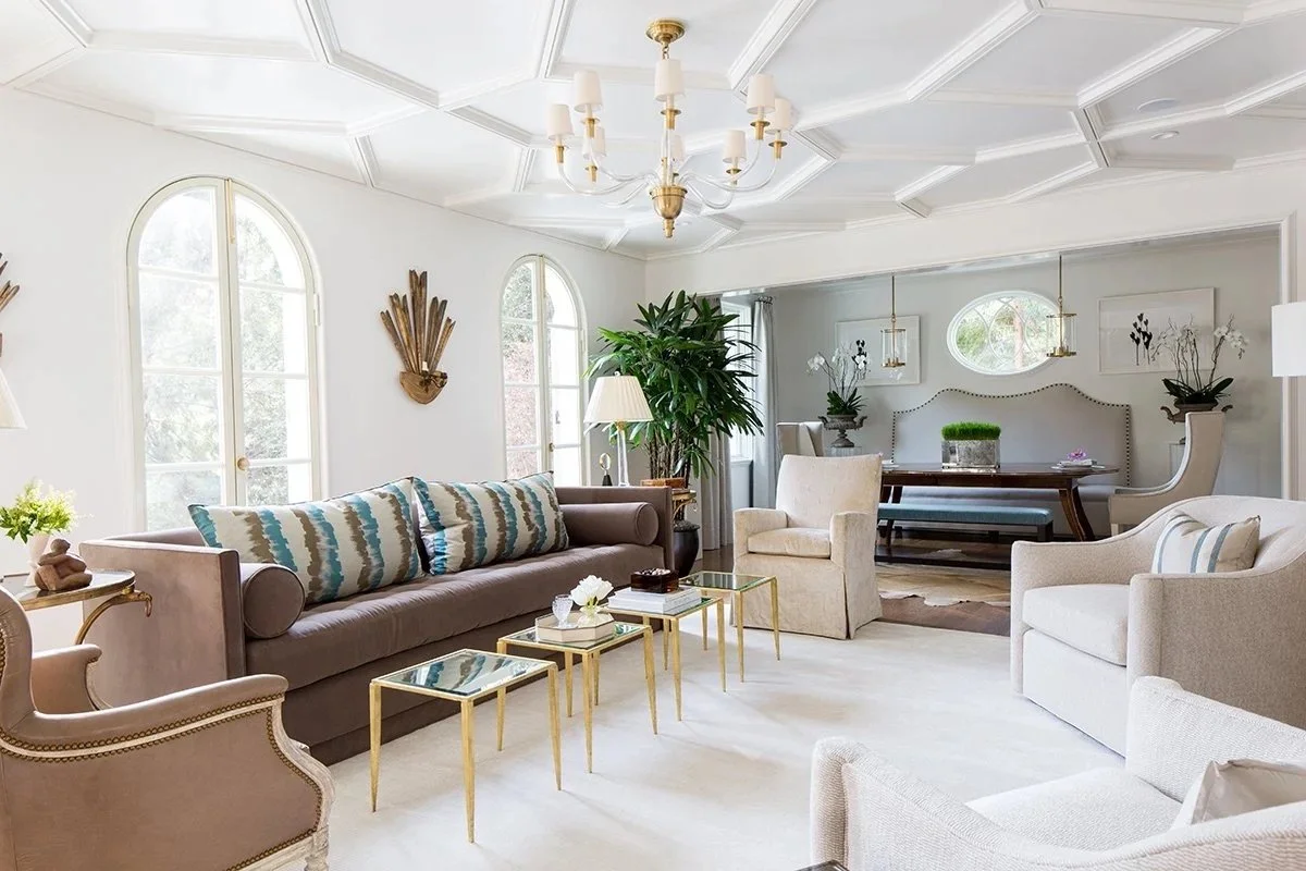 ceiling detail, coffered Built or renovated by Macallan Custom Homes in Atlanta, GA. Custom Home and Renovations Builder