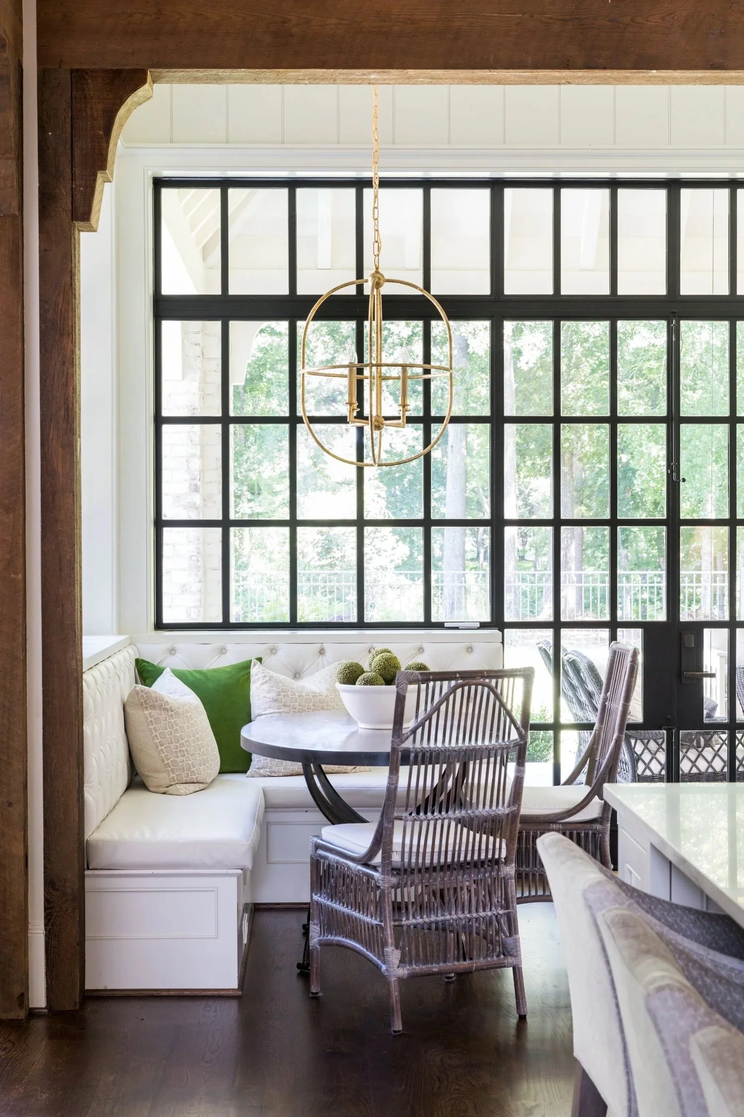 Breakfast Nook Built or renovated by Macallan Custom Homes in Atlanta, GA. Custom Home and Renovations Builder