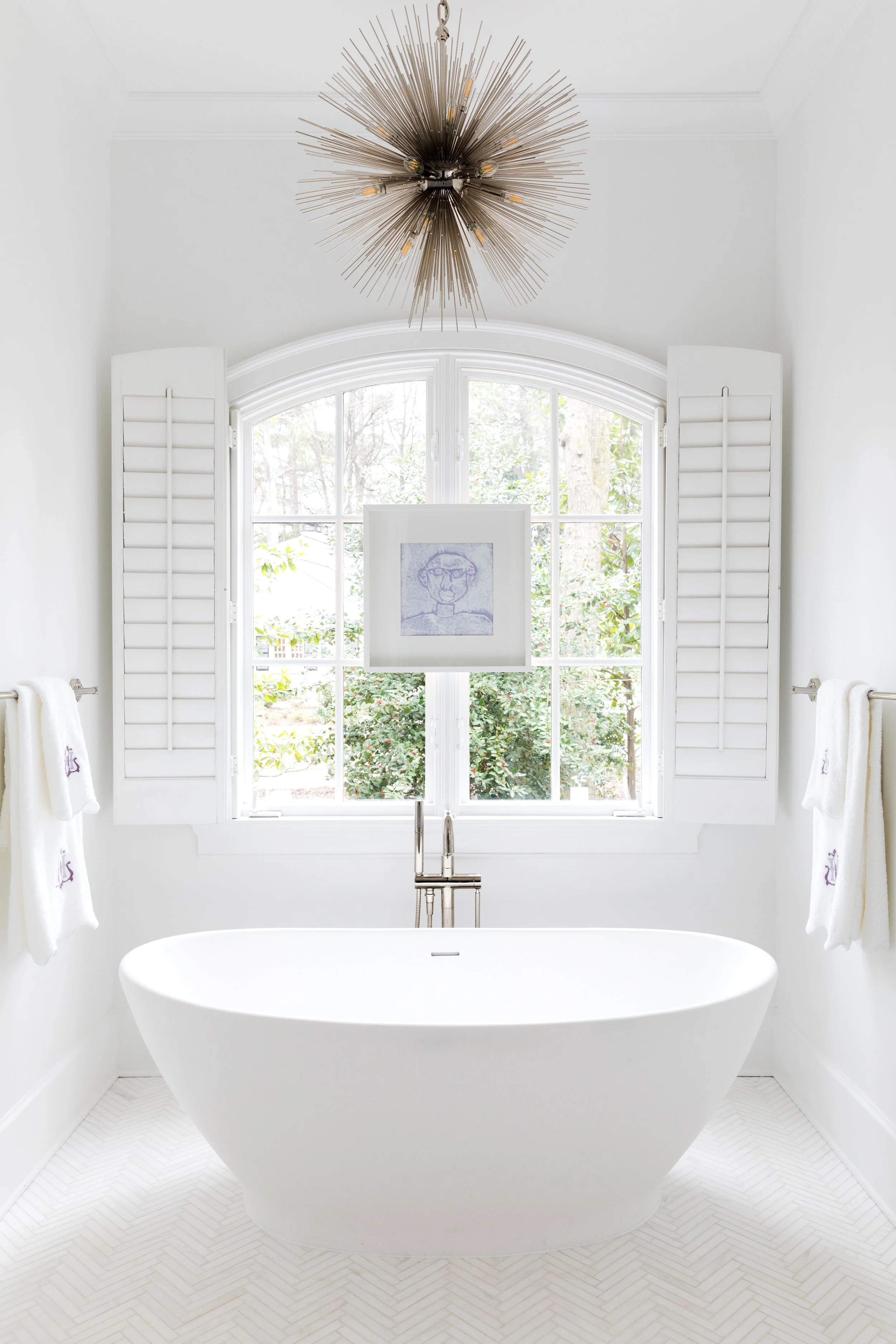 free standing tub, custom windows Whole house renovation and addition pool, pool house, outdoor living Built or renovated by Macallan Custom Homes in Atlanta, GA. Custom Home and Renovations Builder