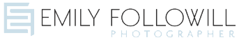 Emily Followill logo with stylized 'EF' icon and text.