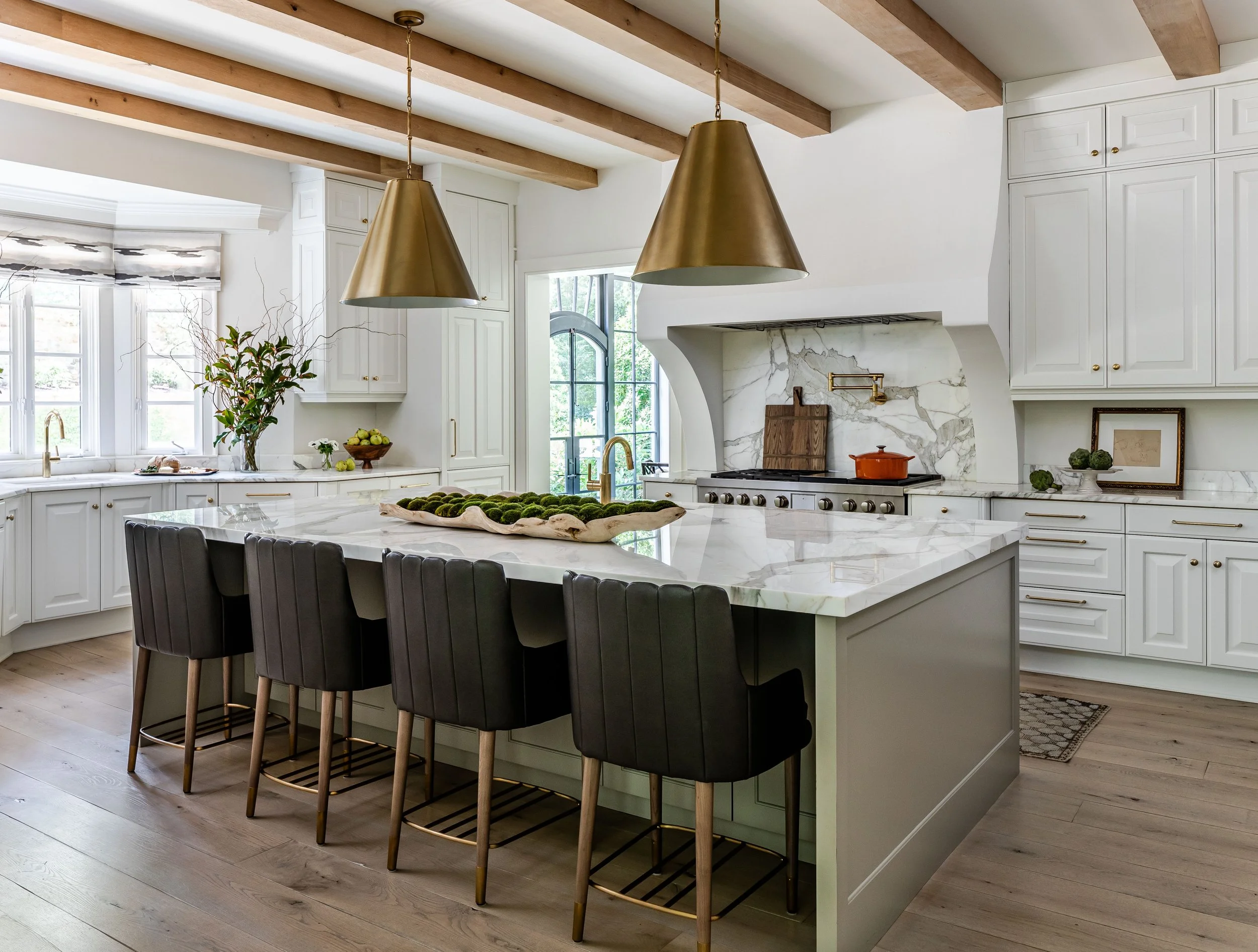 kitchen, wood beams whole house renovation Whole house renovation and addition pool, pool house, outdoor living Built or renovated by Macallan Custom Homes in Atlanta, GA. Custom Home and Renovations Builder