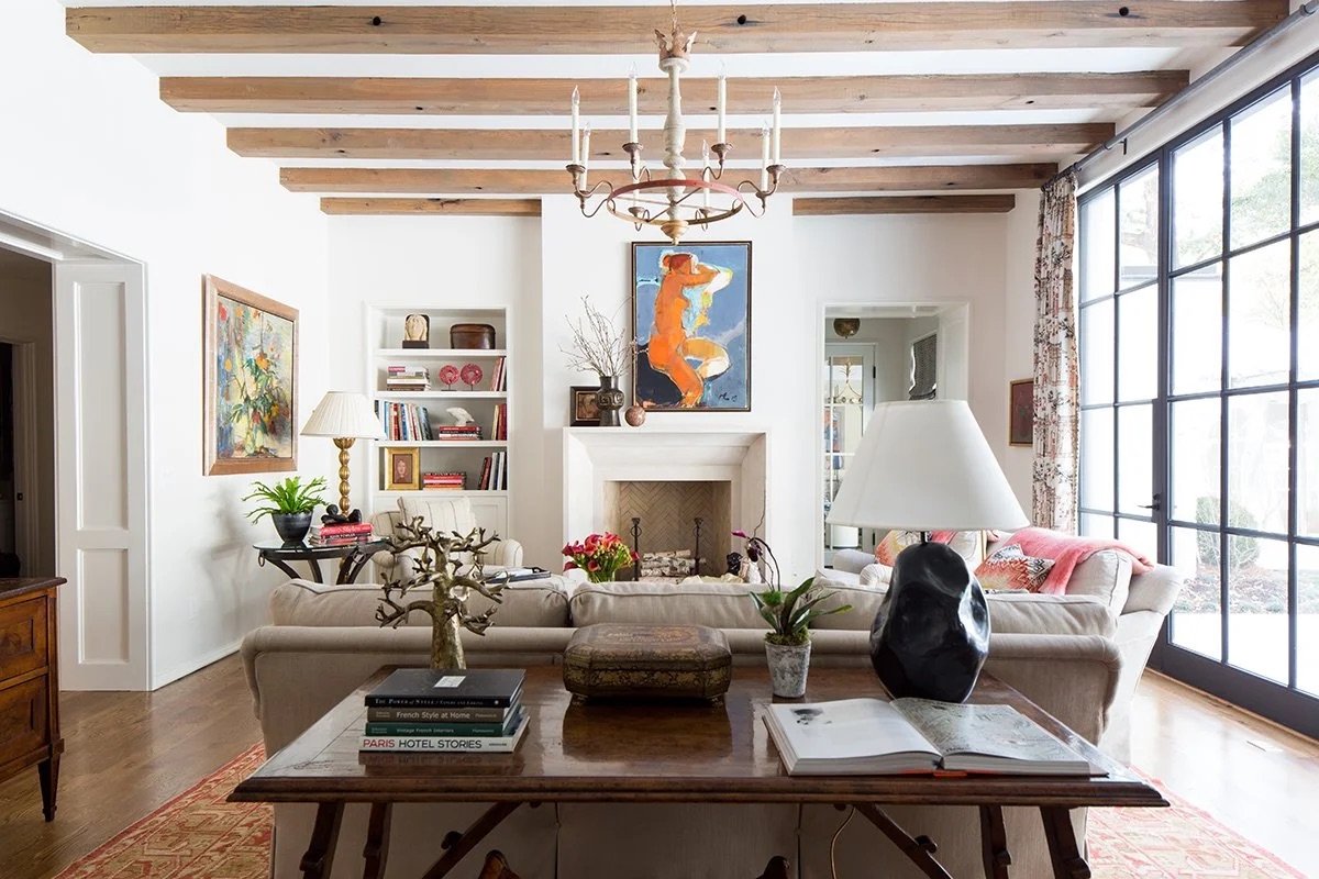 living room, sun room, wood floors, custom windows Built or renovated by Macallan Custom Homes in Atlanta, GA. Custom Home and Renovations Builder