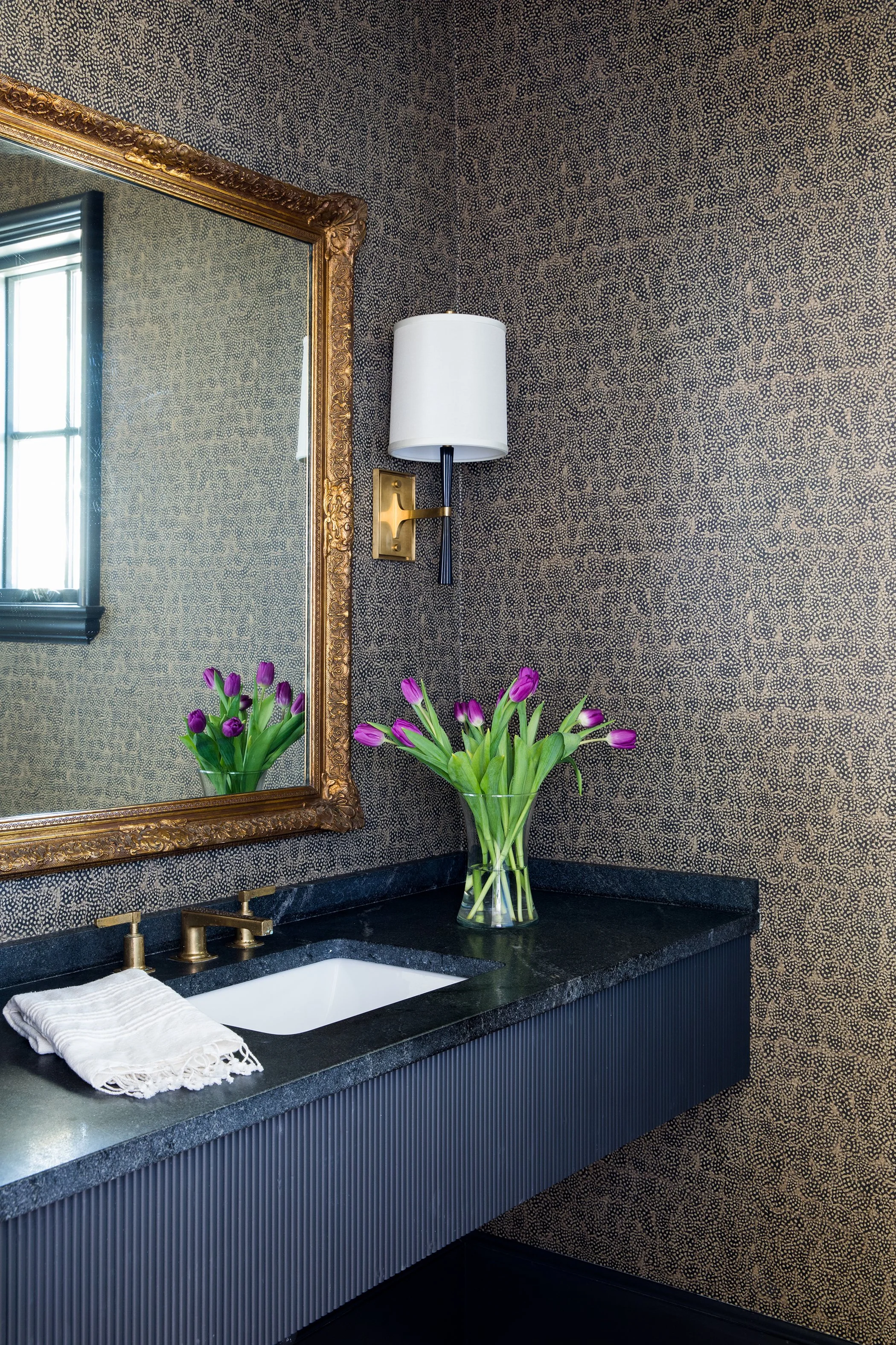 powder room Built or renovated by Macallan Custom Homes in Atlanta, GA. Custom Home and Renovations Builder