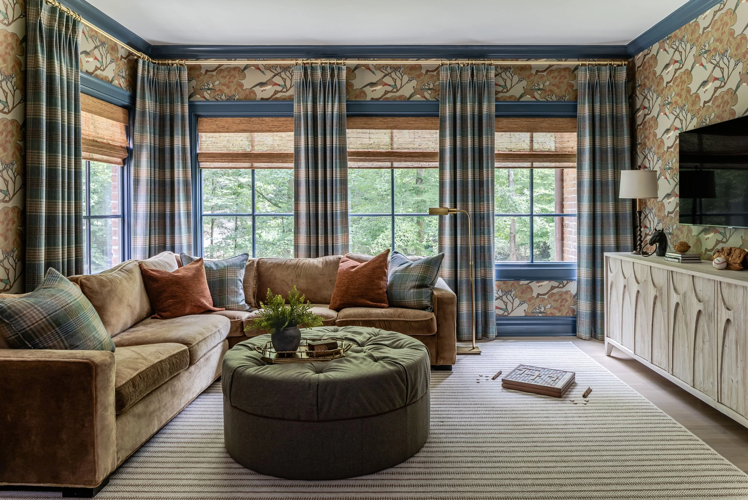 sunroom, living room whole house renovation Whole house renovation and addition pool, pool house, outdoor living Built or renovated by Macallan Custom Homes in Atlanta, GA. Custom Home and Renovations Builder