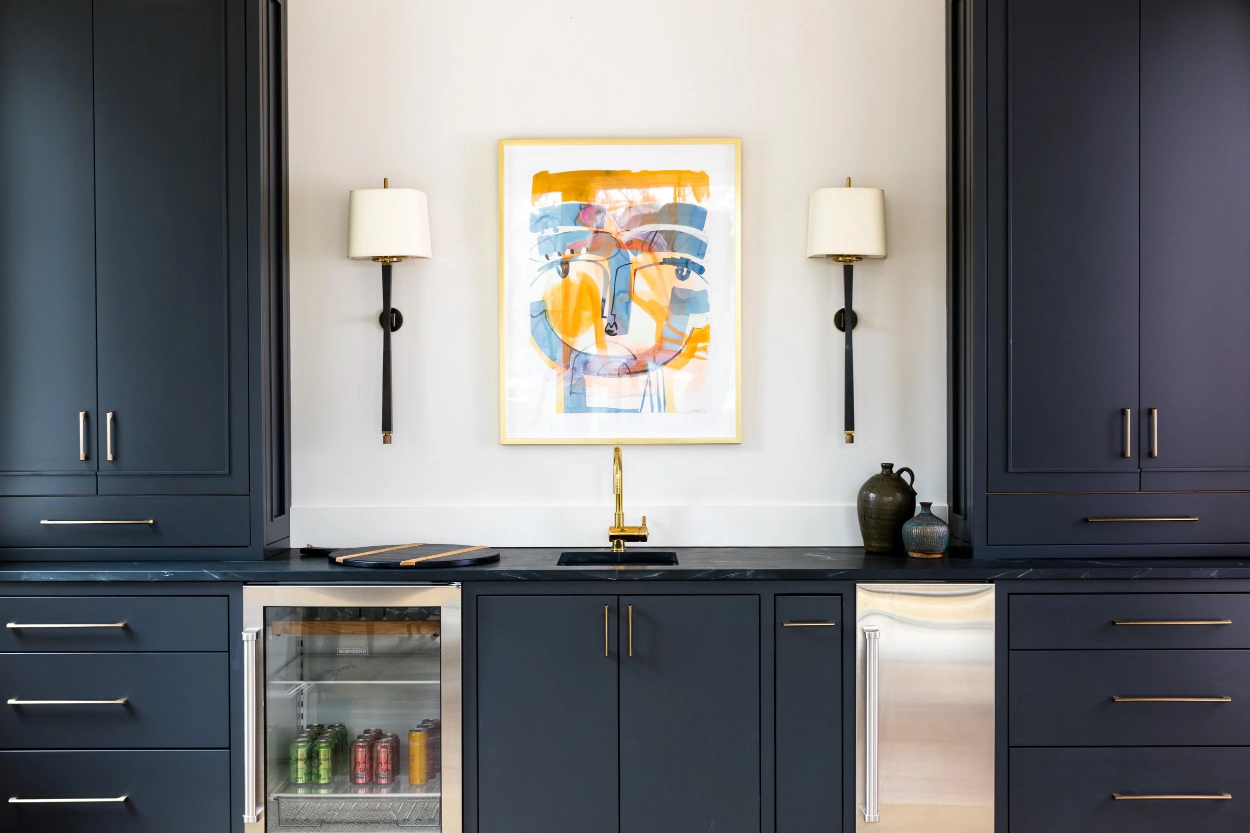 custom bar and built ins Built or renovated by Macallan Custom Homes in Atlanta, GA. Custom Home and Renovations Builder