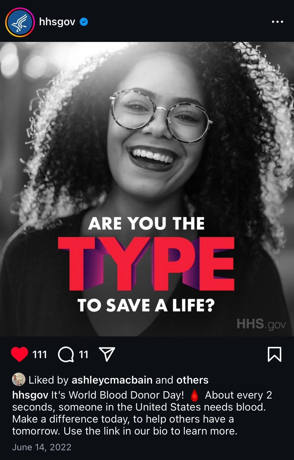 Our team created a social media campaign for paid and organic channels to promote saving lives through blood donation. 