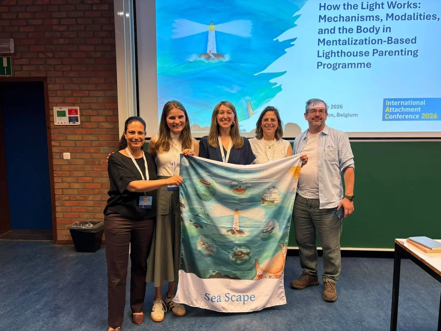 Elisa bei der International Attachment Conference in Leuven (07-09.07.)