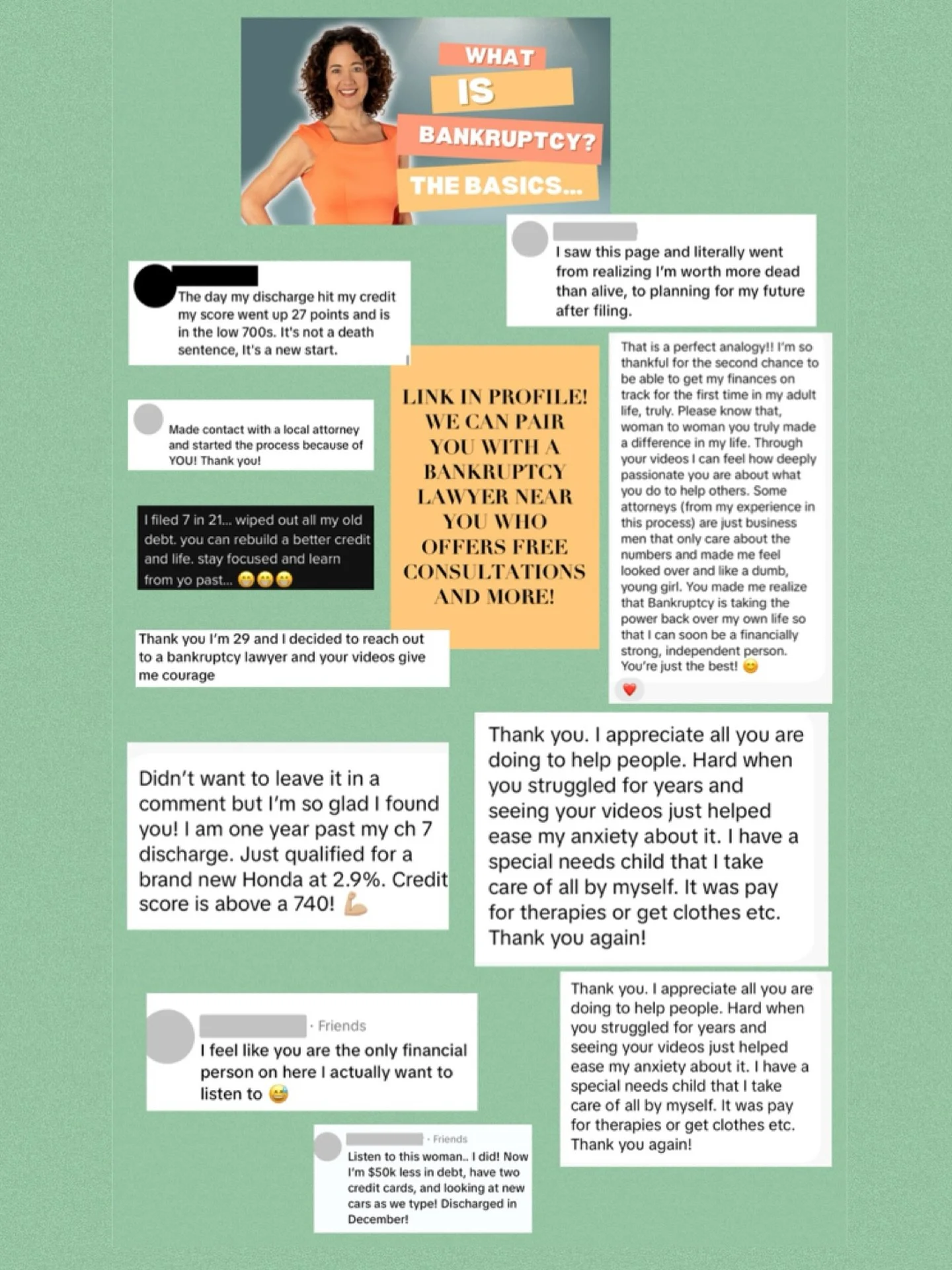 This is why I&rsquo;ve stayed in this game for 30 years. ❤️

Most people see &ldquo;Bankruptcy&rdquo; and think of failure. When I look at these messages, I see something different.

I see a mother who can finally afford her child&rsquo;s therapies. 