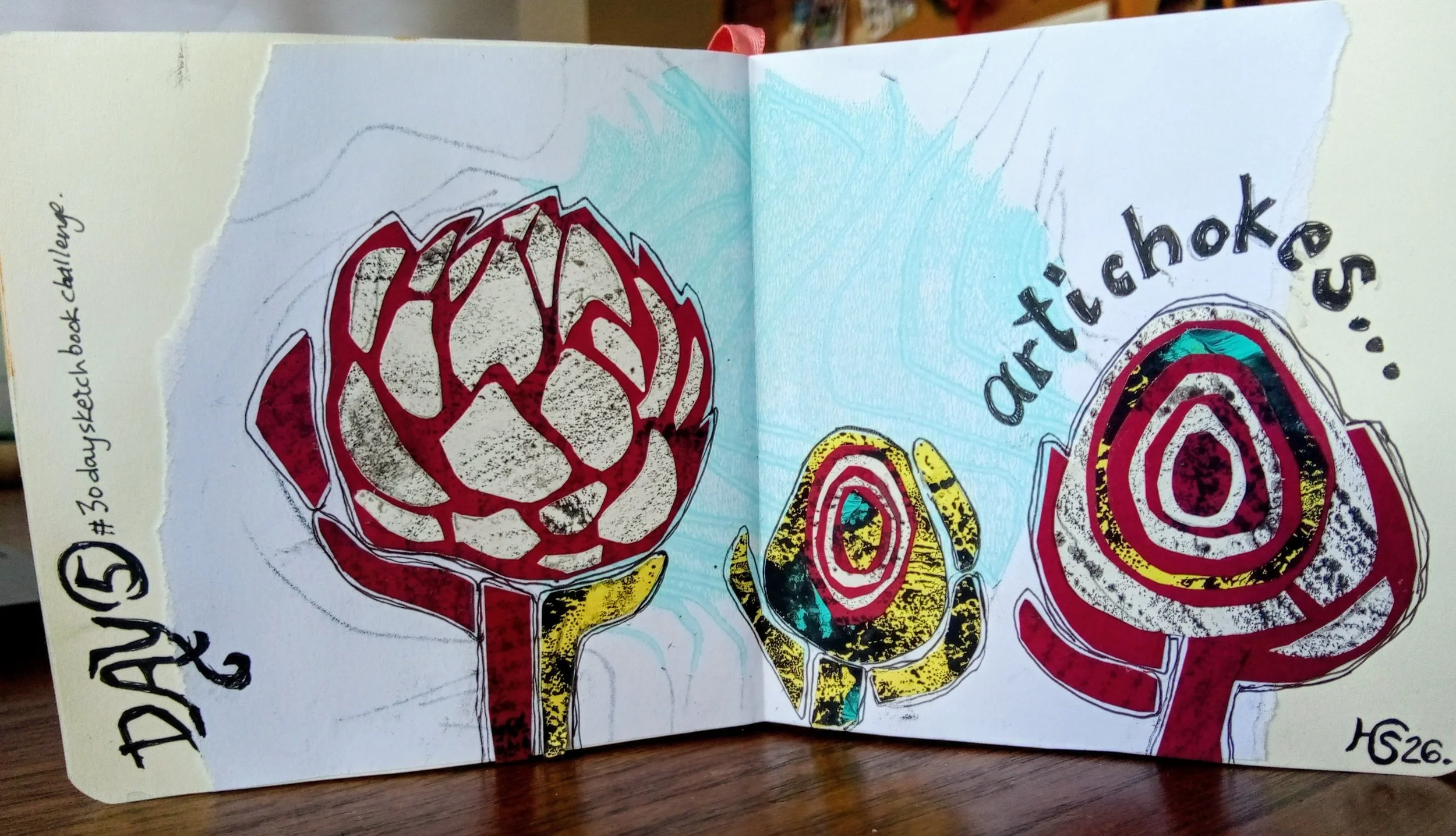 30 day sketchbook challenge